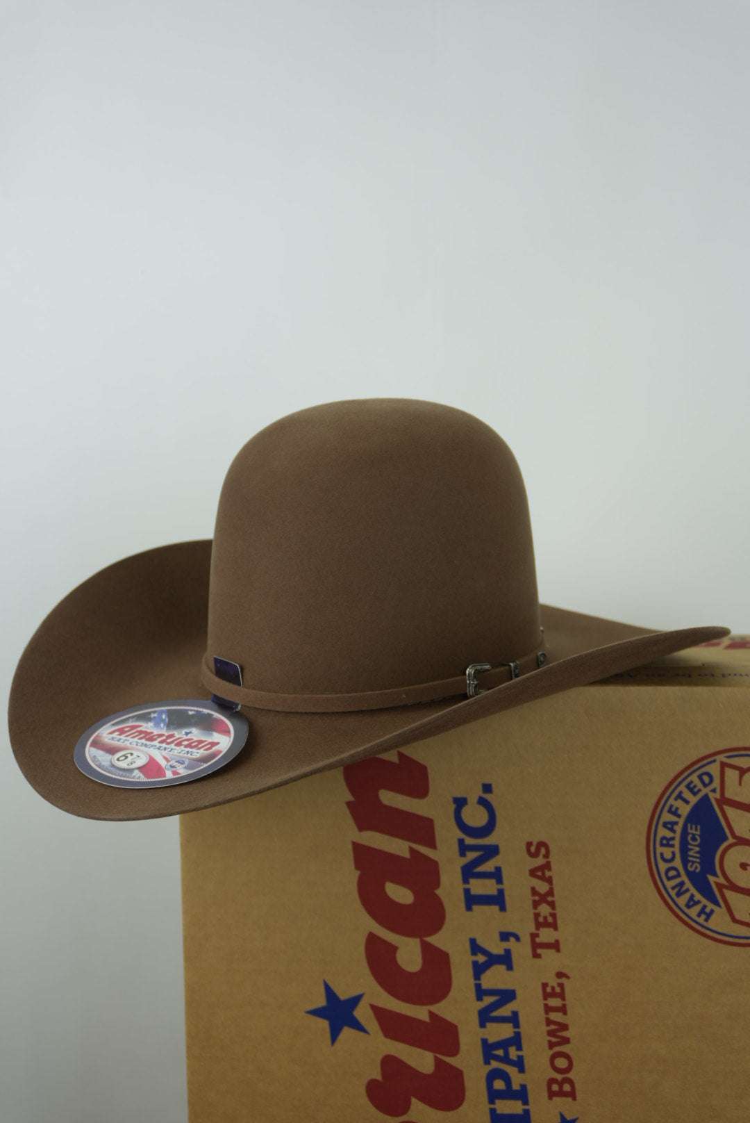 10X American Felt Hat Tuscan Open Crown Laherradurawwnc.com