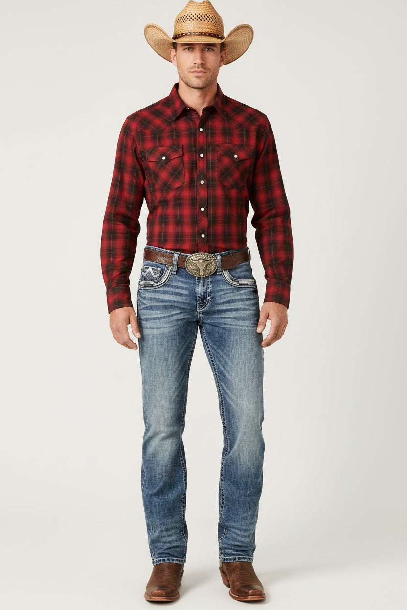 DE NIKO MENS JEANS SLIM BLUE DN- 25925 Laherradurawwnc.com