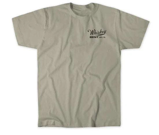 MENS WHISKEY BENT T-SHIRT SHORT SLEEVE BEIGE Laherradurawwnc.com