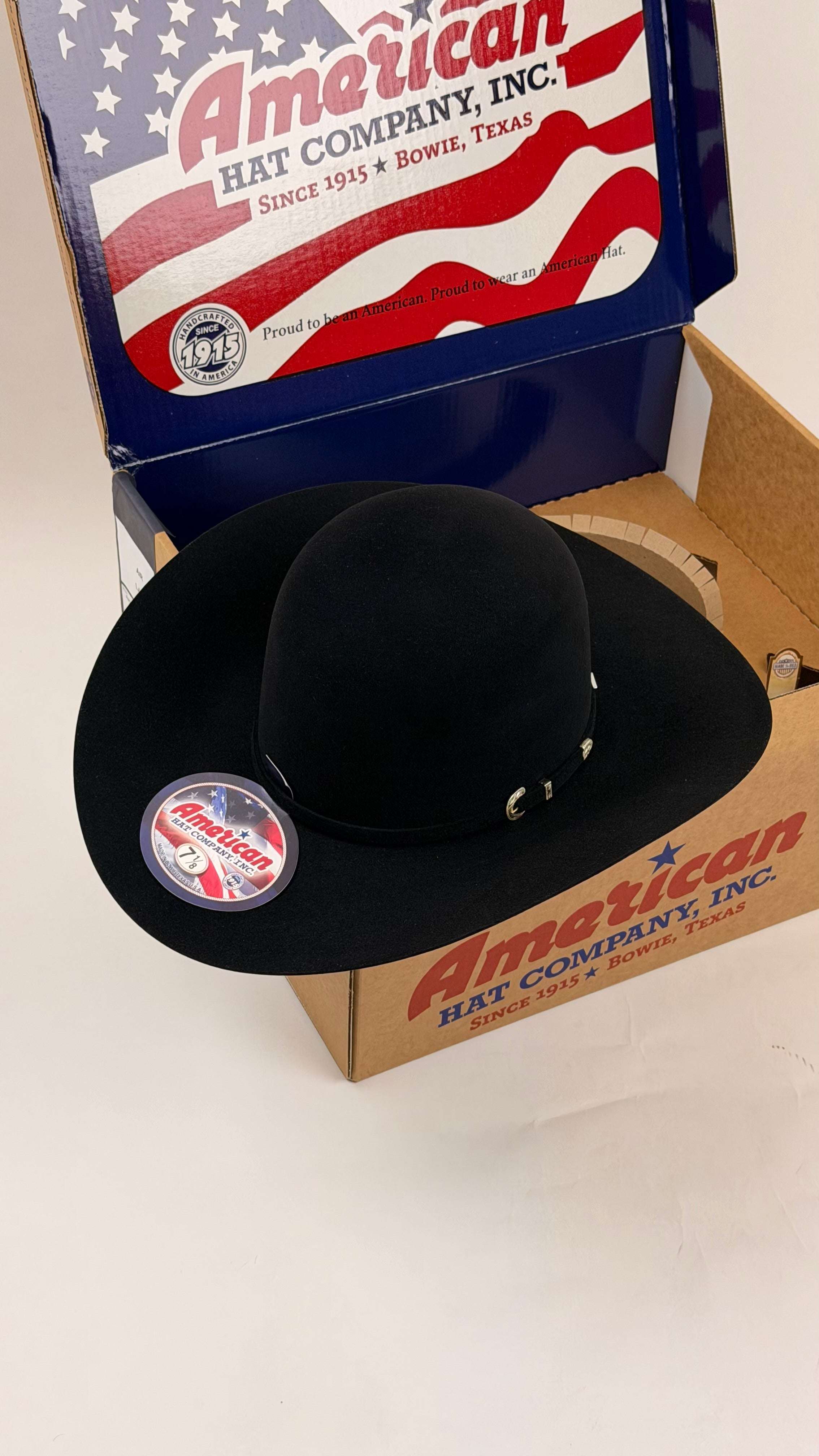 500X American Felt Hat Black Laherradurawwnc.com