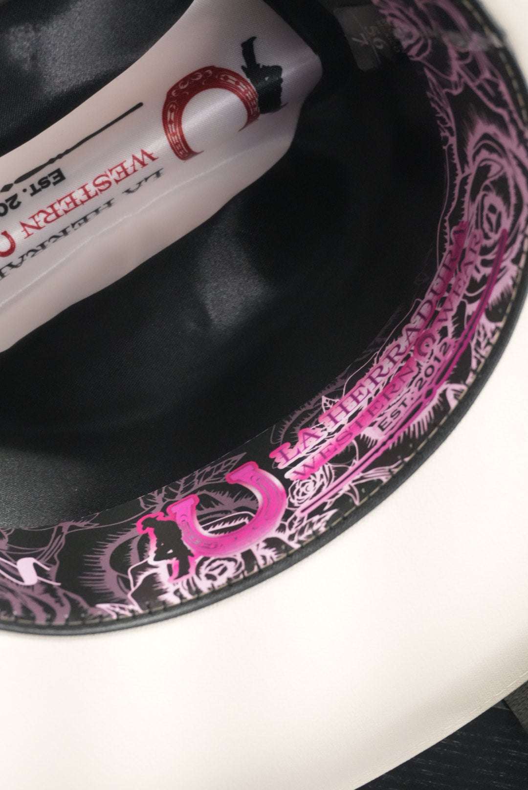 LA HERRADURA WOMEN 5000X ROSAS COPA CHICA BRIM 3 1/2 ESTILO SINALOA Laherradurawwnc.com