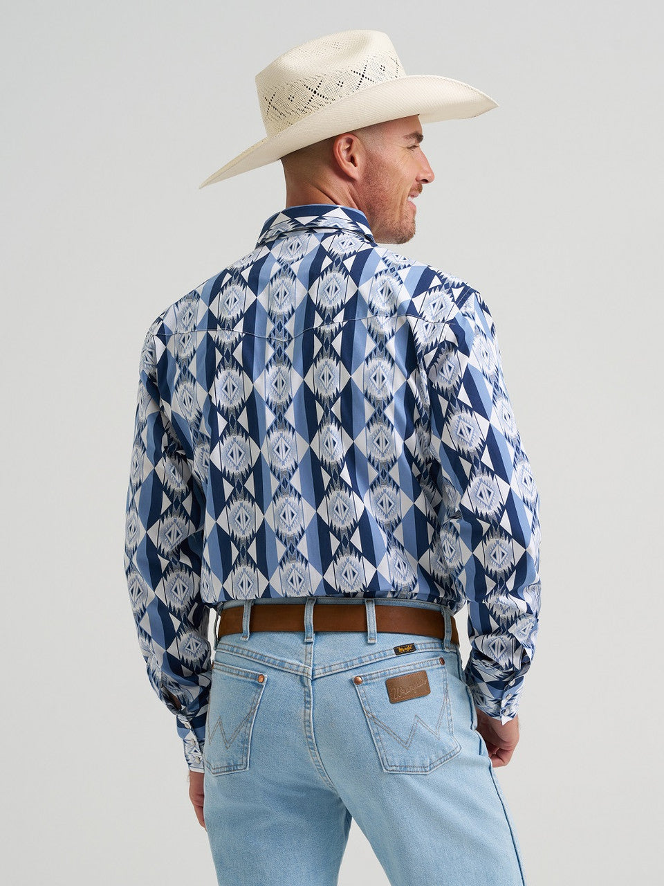 MENS WRANGLER SHIRT CHECOTAH CLASSIC FIT 112374917