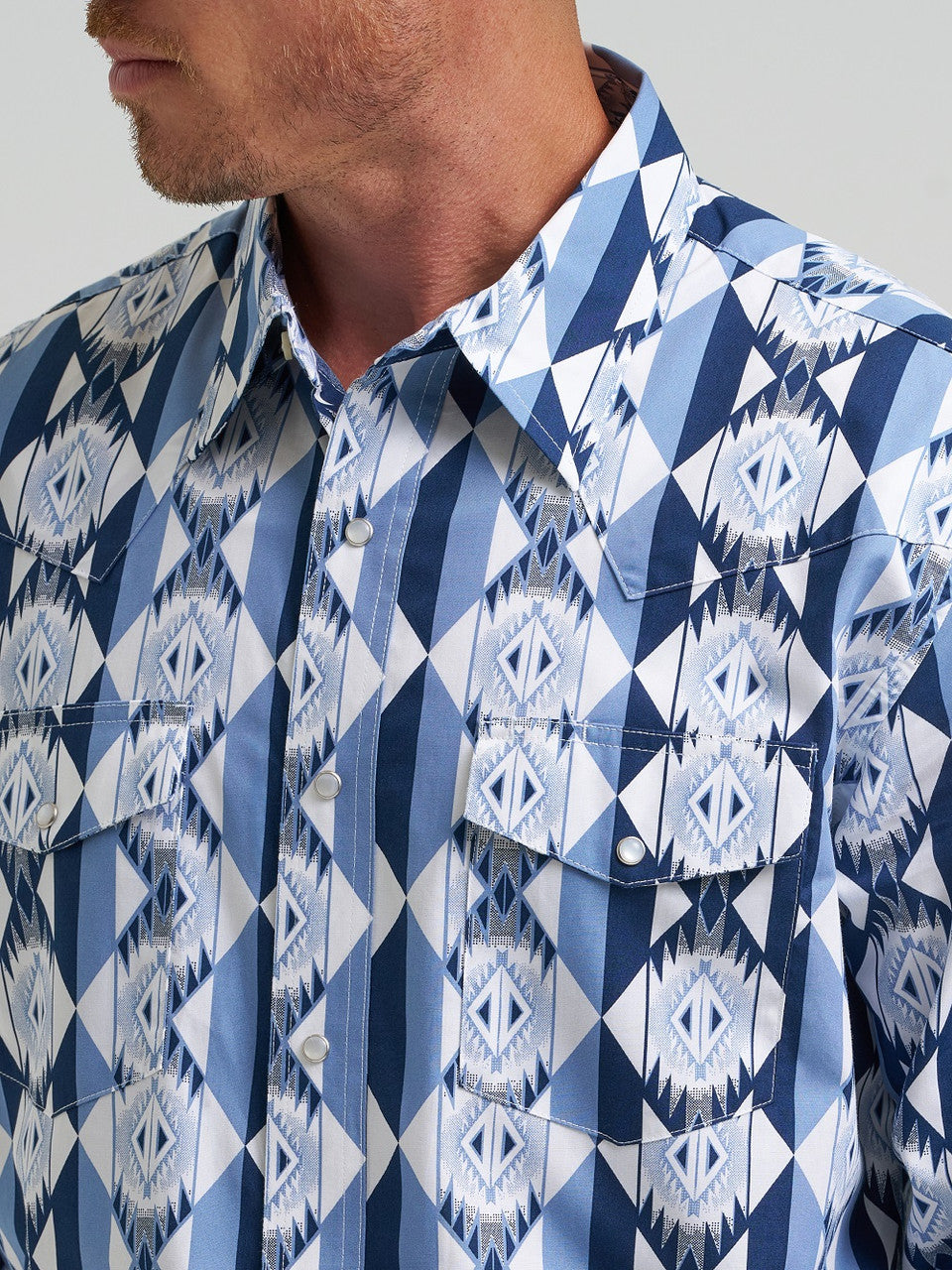 MENS WRANGLER SHIRT CHECOTAH CLASSIC FIT 112374917