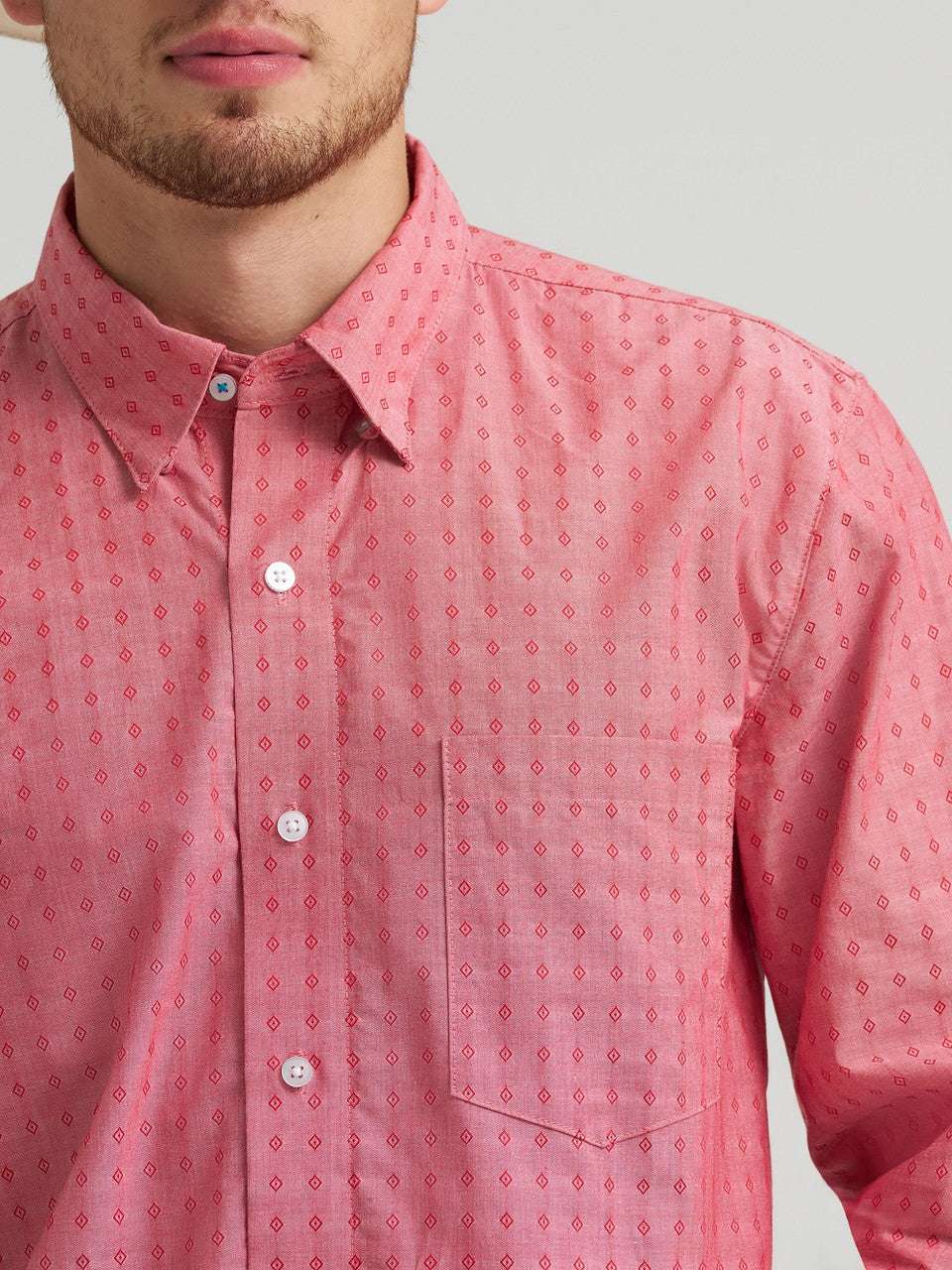 MEN'S WRANGLER SHIRT CLASSIC FIT - 112374464 Laherradurawwnc.com