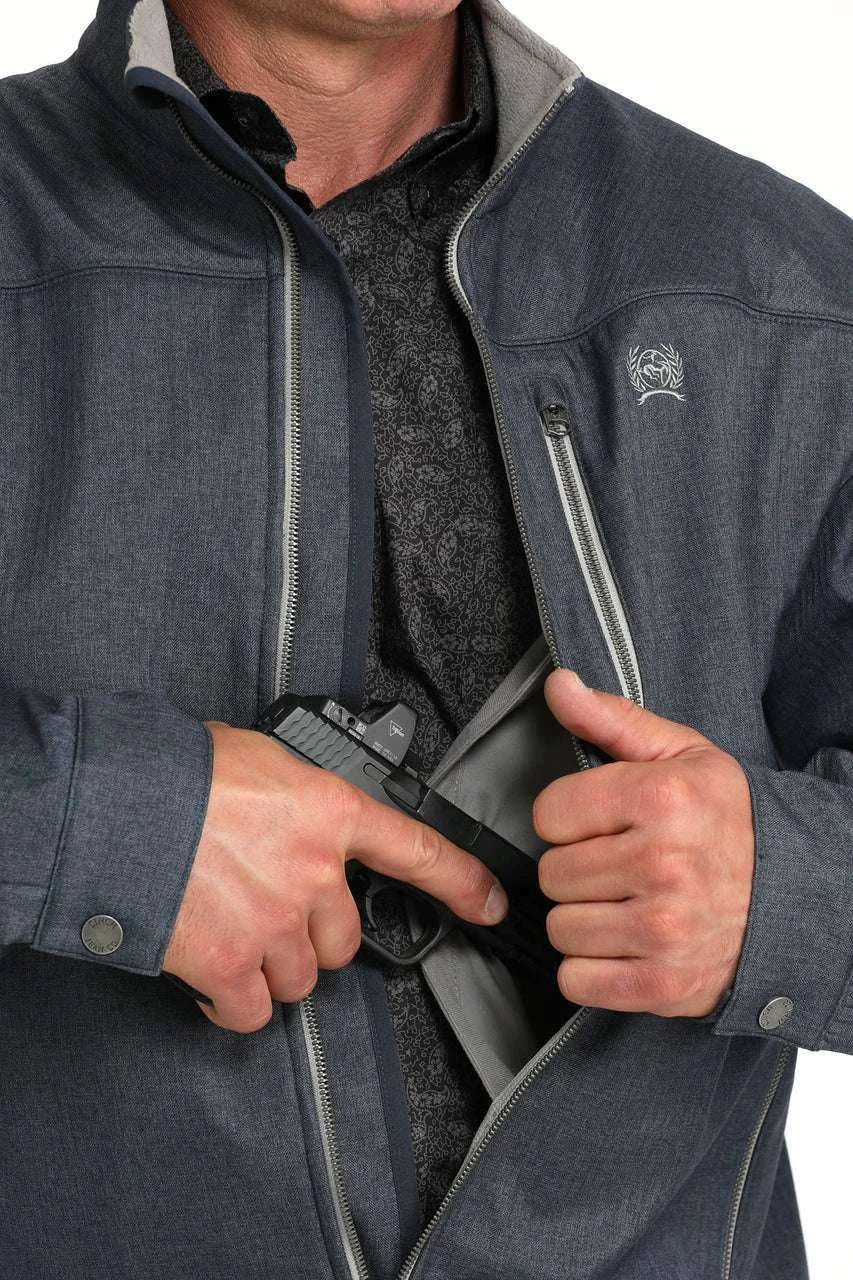 CINCH MENS JACKET GRIS CONCEALED CARRY POCKET MWJ1537007 Laherradurawwnc.com