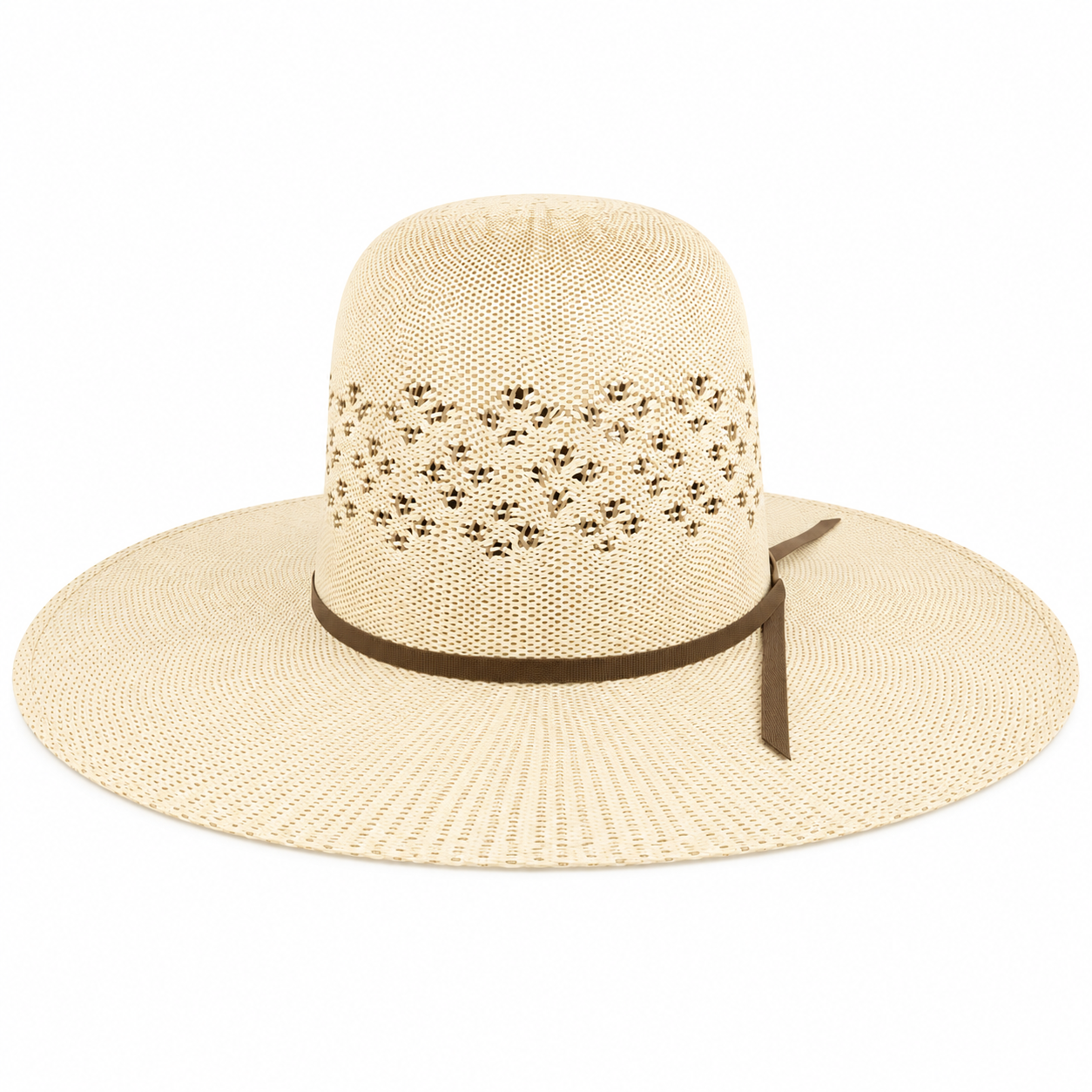 HERRADURA STRAW HAT 50x BANGORA COPA TREBOL OPEN CROWN