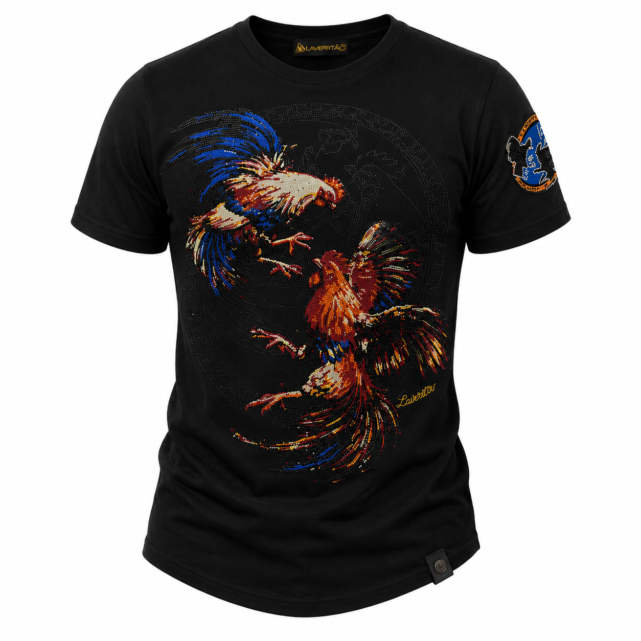 LAVERITA BLACK T-SHIRT BLACK /GALLO LAV94782