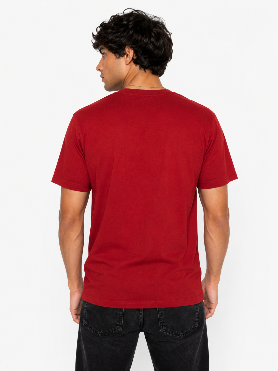 HOOEY MENS RED SHORT TSHIRT W/ BLACK & WHITE LOGO - BCT2601RD