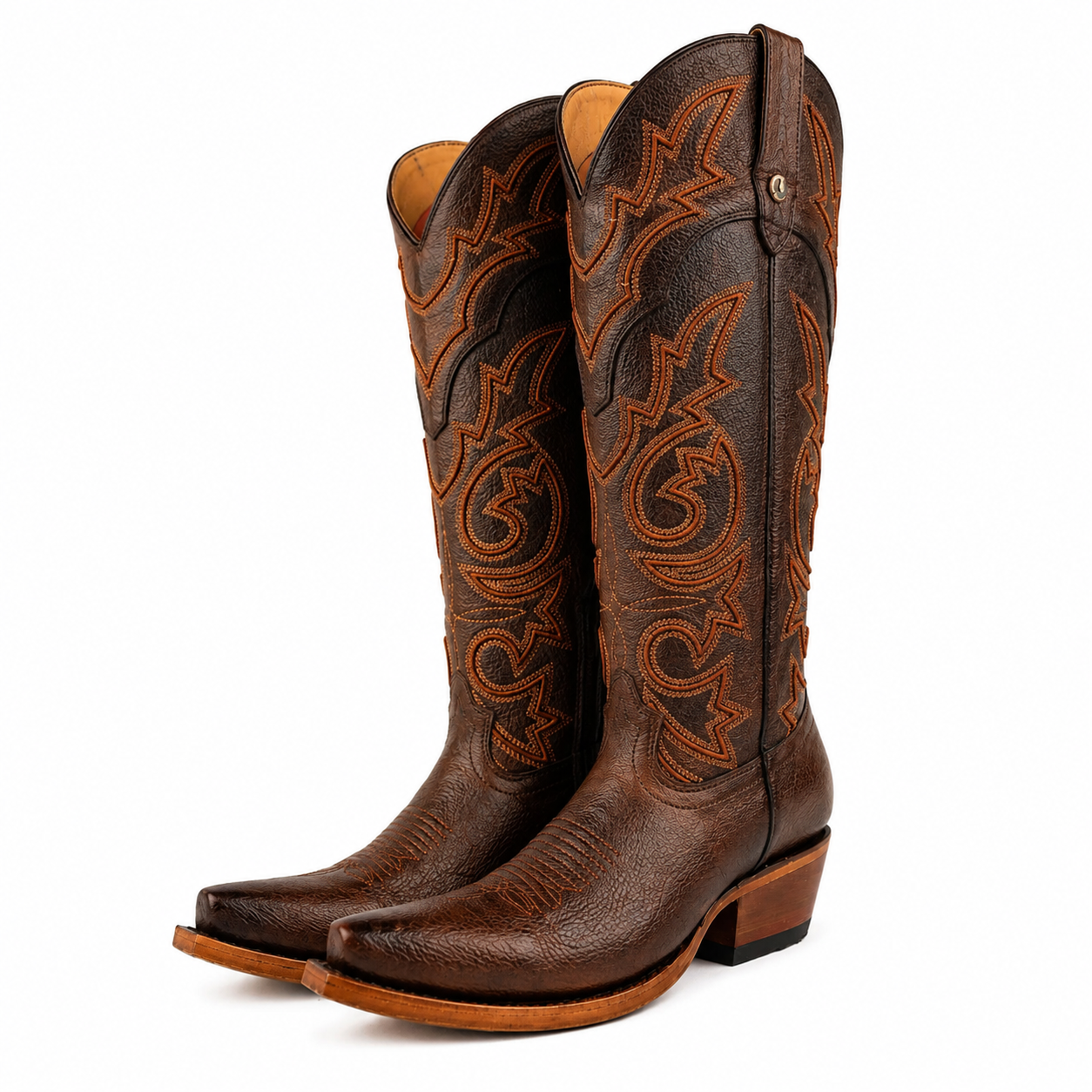 LA HERRADURA WOMEN TALL BOOT THIGH HIGH GRACE XL MAYA MIEL SNIP TOE