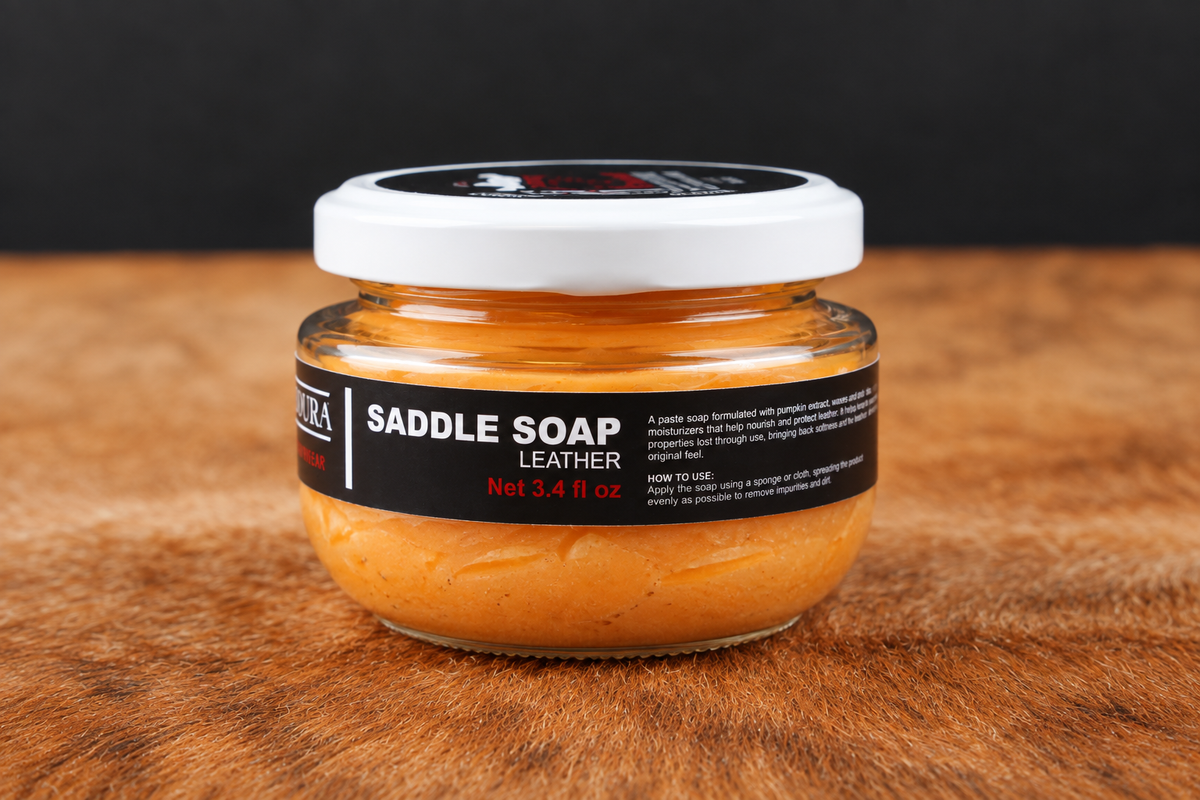 LA HERRADURA SADDLE PUMPKIN SOAP LEATHER