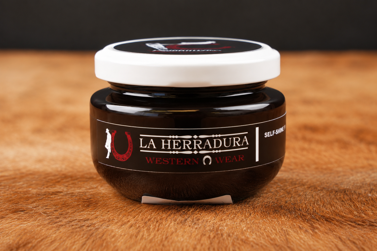 CREMA PARA CALZADO AUTOBRILLANTE LA HERRADURA COLOR SHEDRON