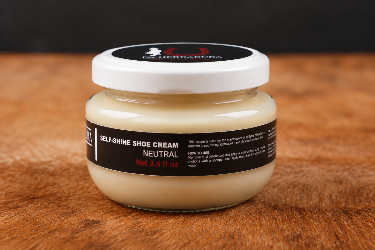 CREMA PARA CALZADO AUTOBRILLANTE LA HERRADURA NEUTRA