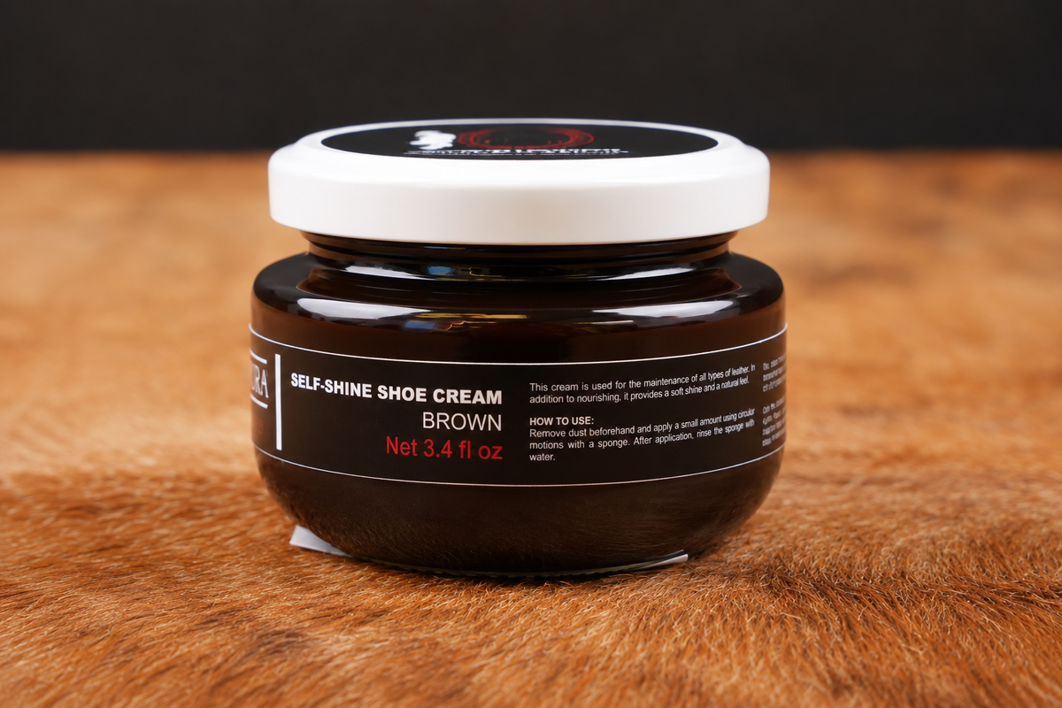 LA HERRADURA SELF-SHINE SHOE CREAM BROWN