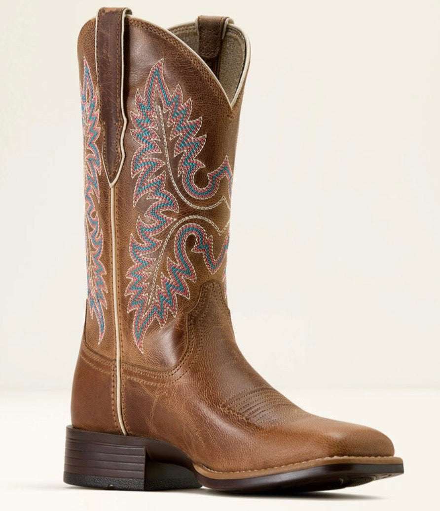 WOMENS BOOT CANYON POINT MESA BROWN WIDE SQUARE 10074304 Laherradurawwnc.com