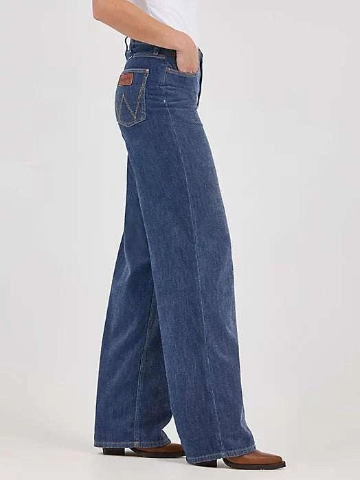WRANGLER WOMEN BAILEY HIGH RISE WIDE LEG JEAN 112371956 Laherradurawwnc.com