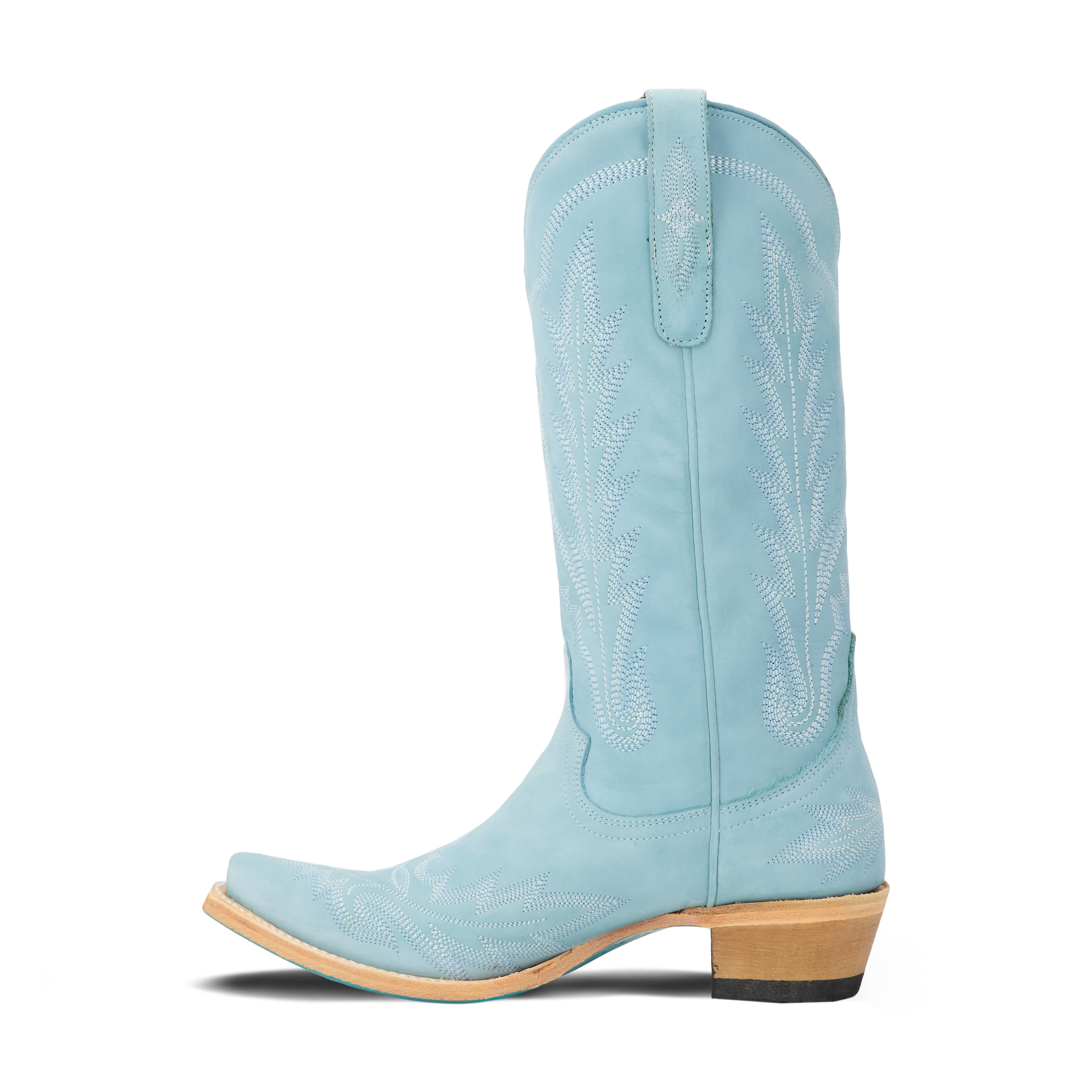 LANE WOMEN LEXINGTON POWDER BLUE SNIP TOE BOOT LB0488L