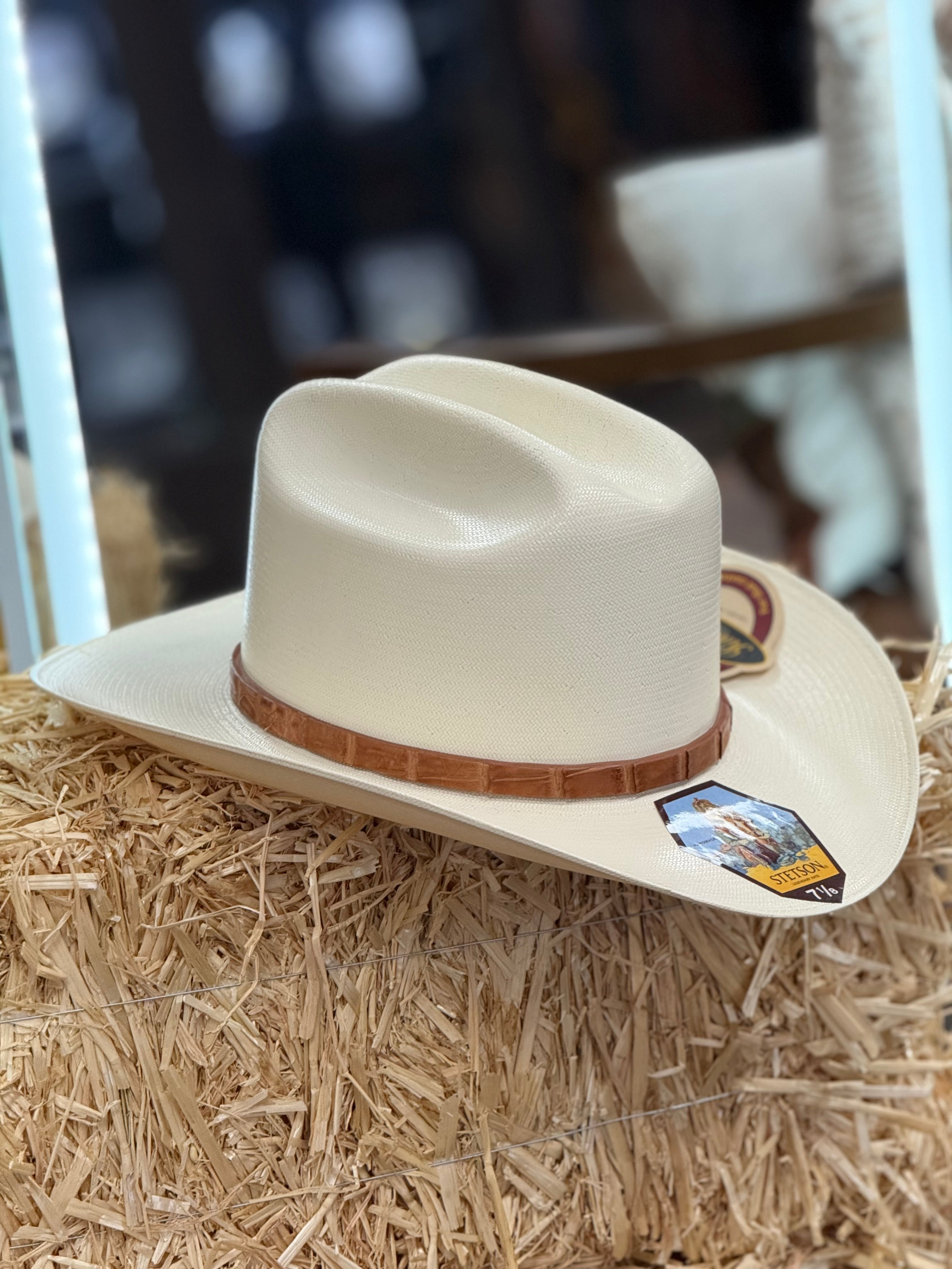 STETSON 5000X SOMBRERO EL JEFE COGNAC PREMIUM COLLECTION SINALOA STYLE