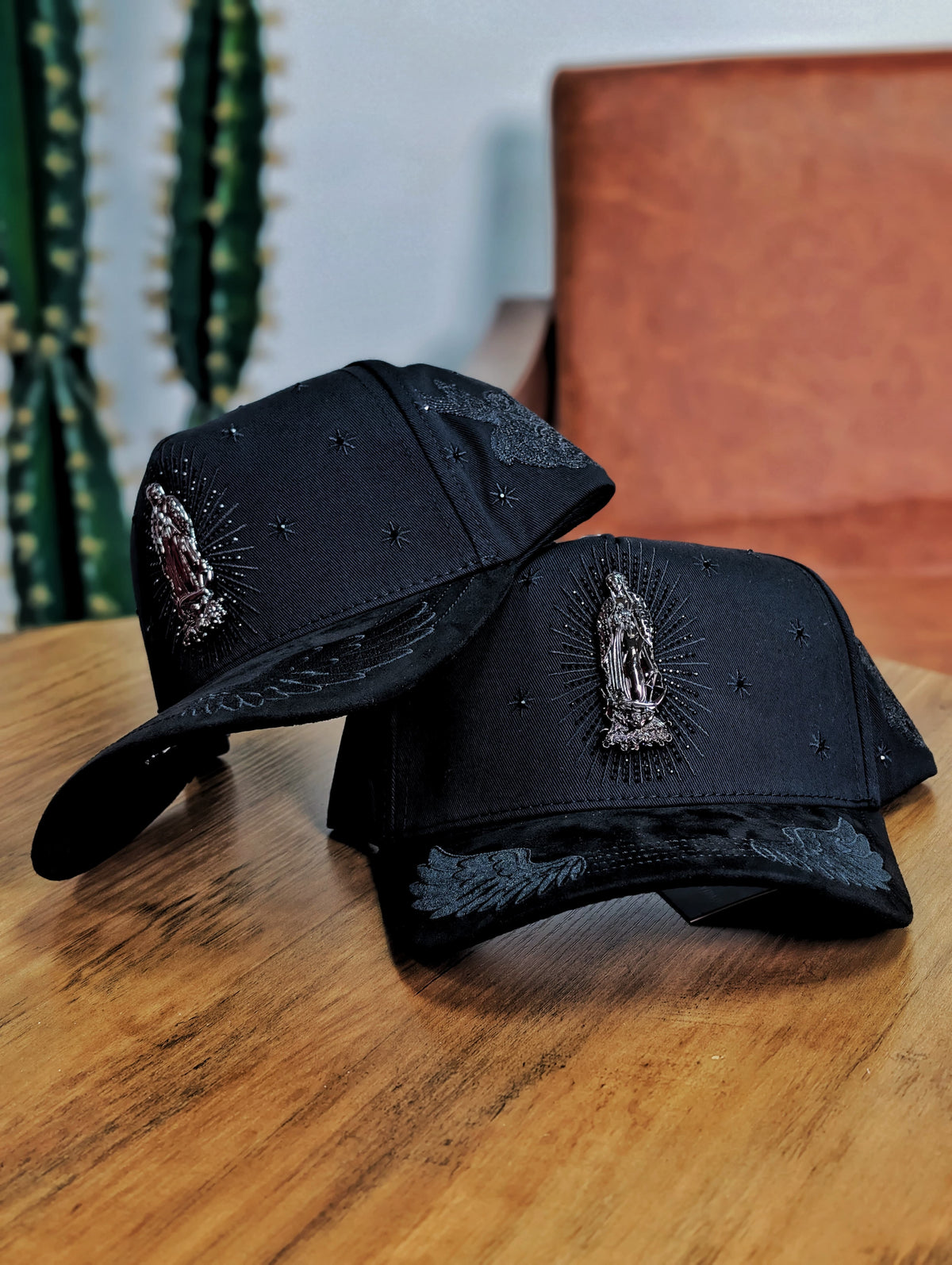KEVIN HATS GUADALUPANA BLACK
