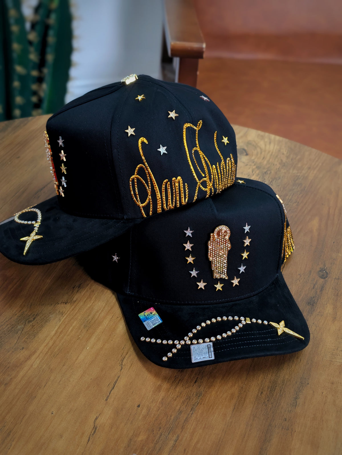 BIGG BOSS HATS COLLECTION SAN JUDAS BLACK AND GOLD