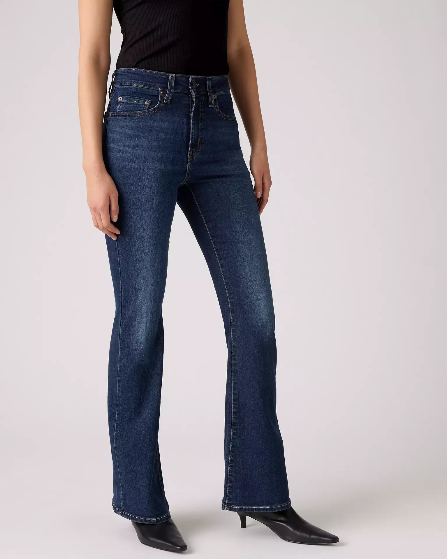 726 High Rise Flare Women's Jeans - Health is Wealth - Wash - A34100081