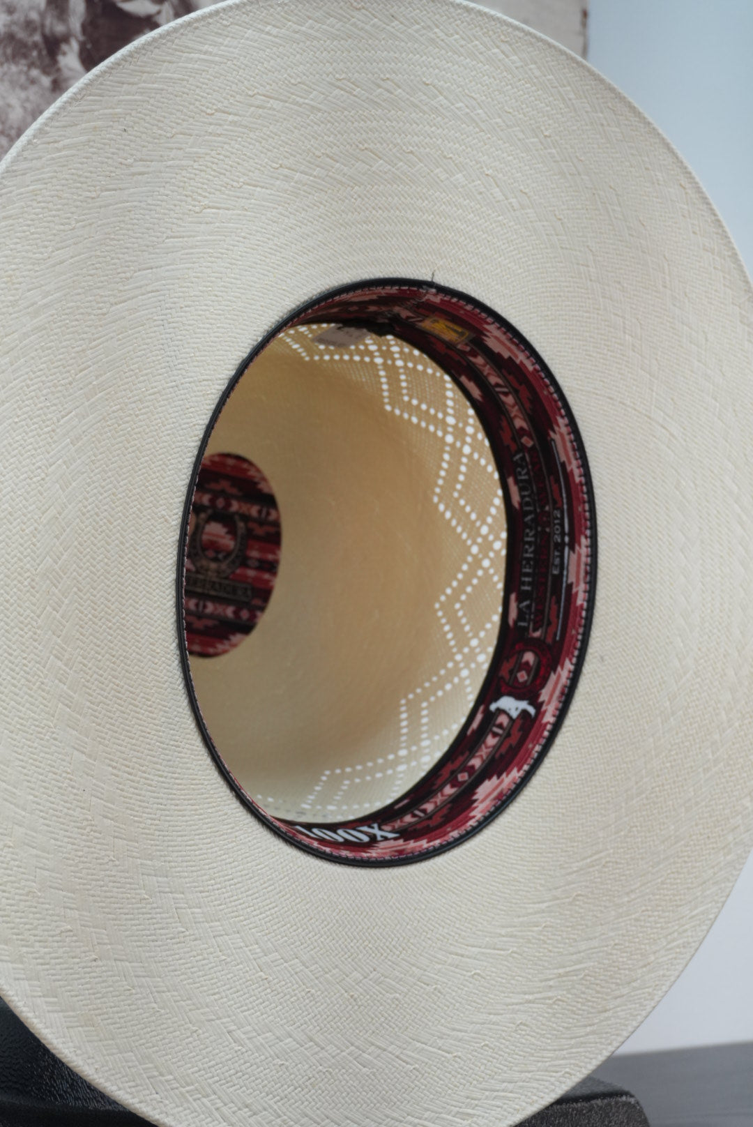 HERRADURA OPEN CROWN STRAW HAT 100x KUKULCAN