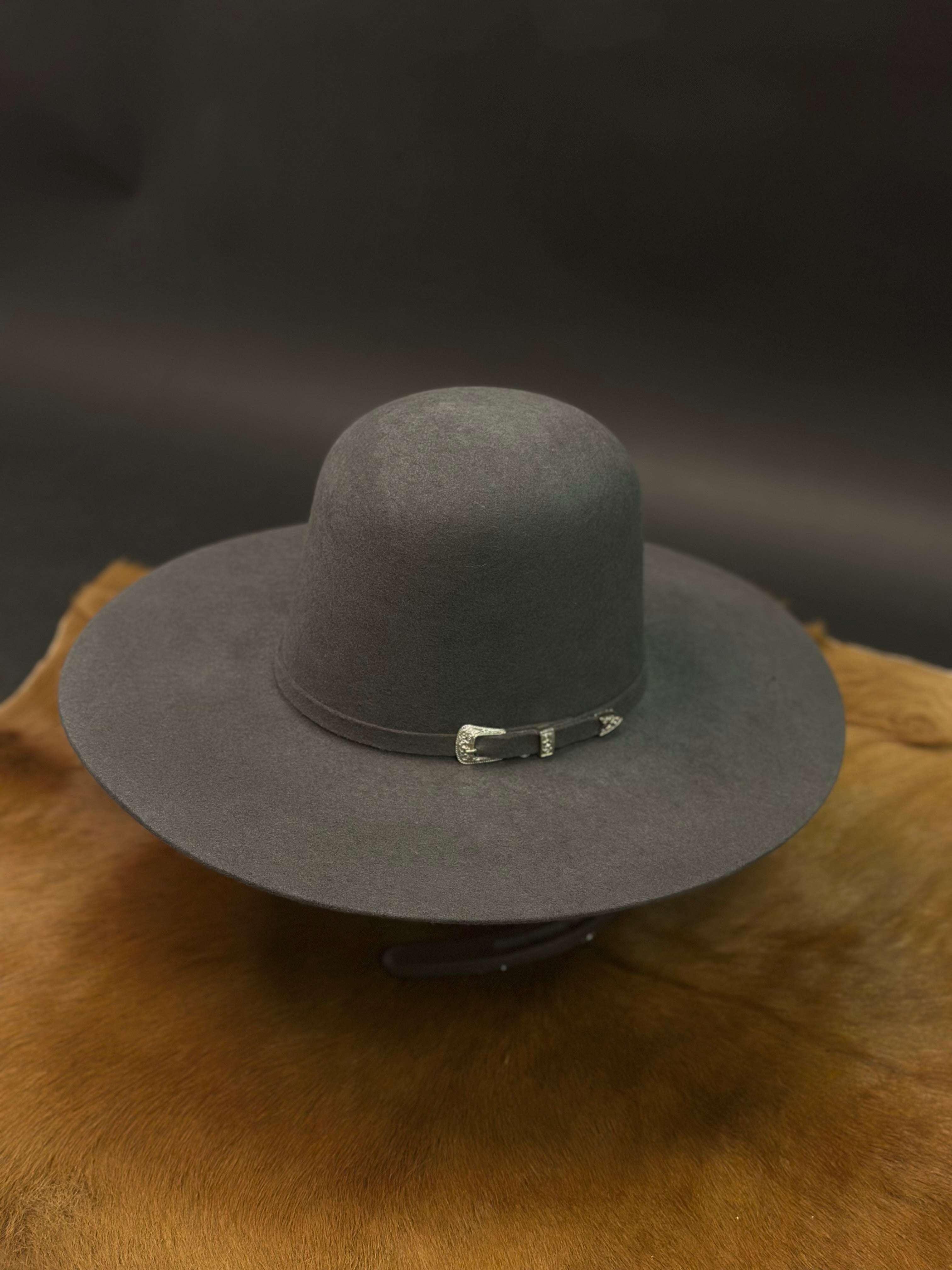 RDR KID CHARCOAL OPEN CROWN FELT HAT Laherradurawwnc.com