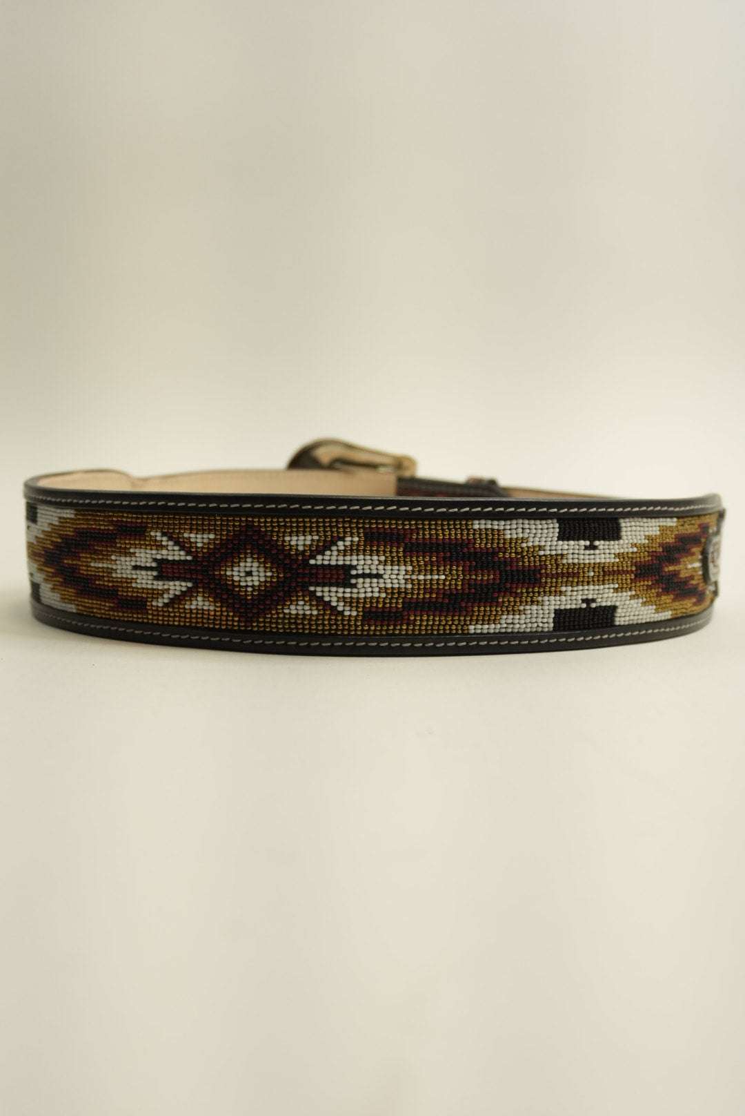 LA HERRADURA BELT AZTEC GOLD/ WINE BLACK NEW DESIGN Laherradurawwnc.com