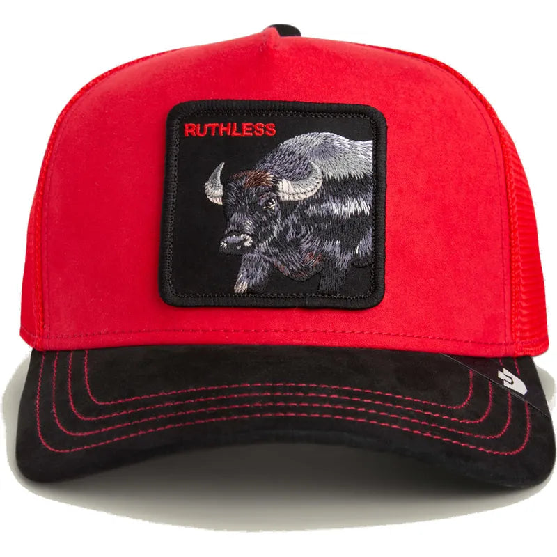 EXOTIC ANIMAL Style SUEDE BUFFALO CAP