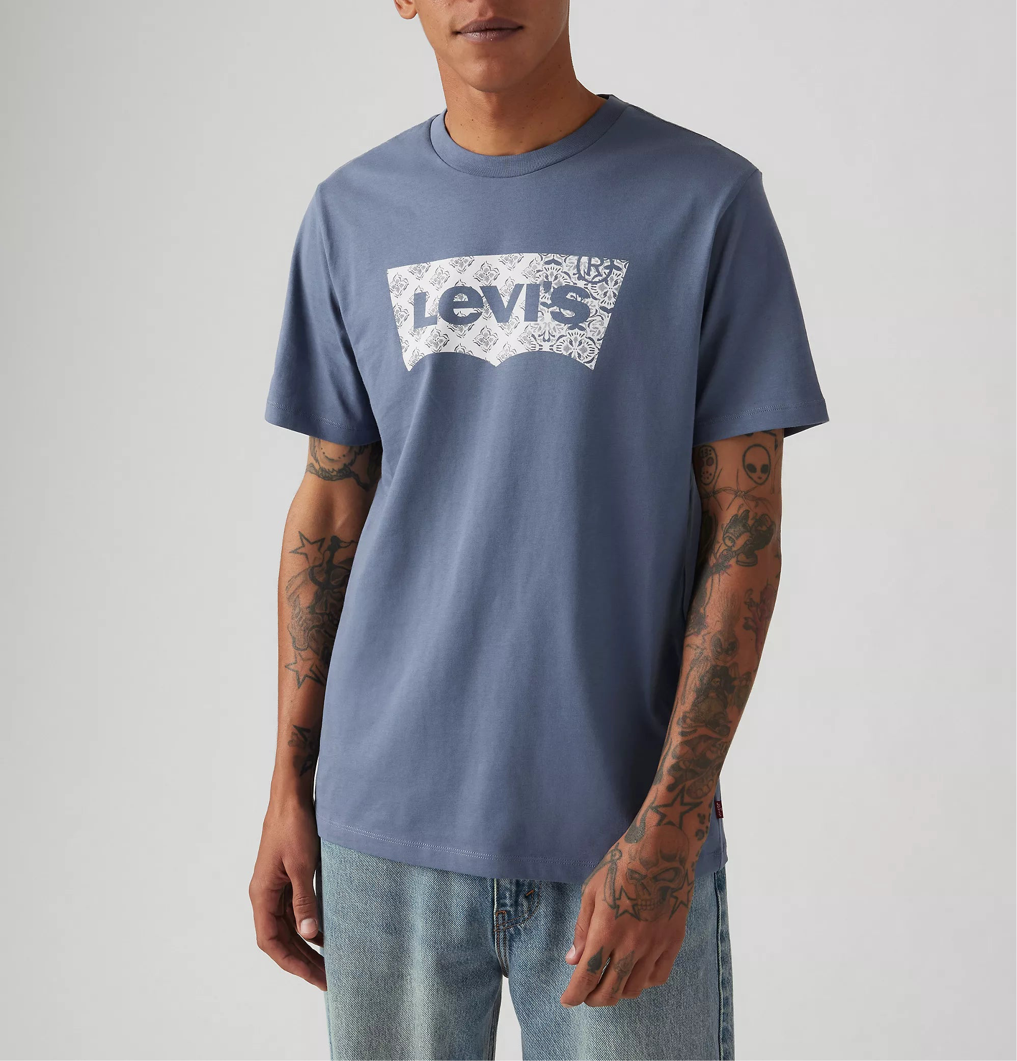 LEVI'S MENS SHORT SLEEVE T-SHIRT NAVY 224911958 Laherradurawwnc.com