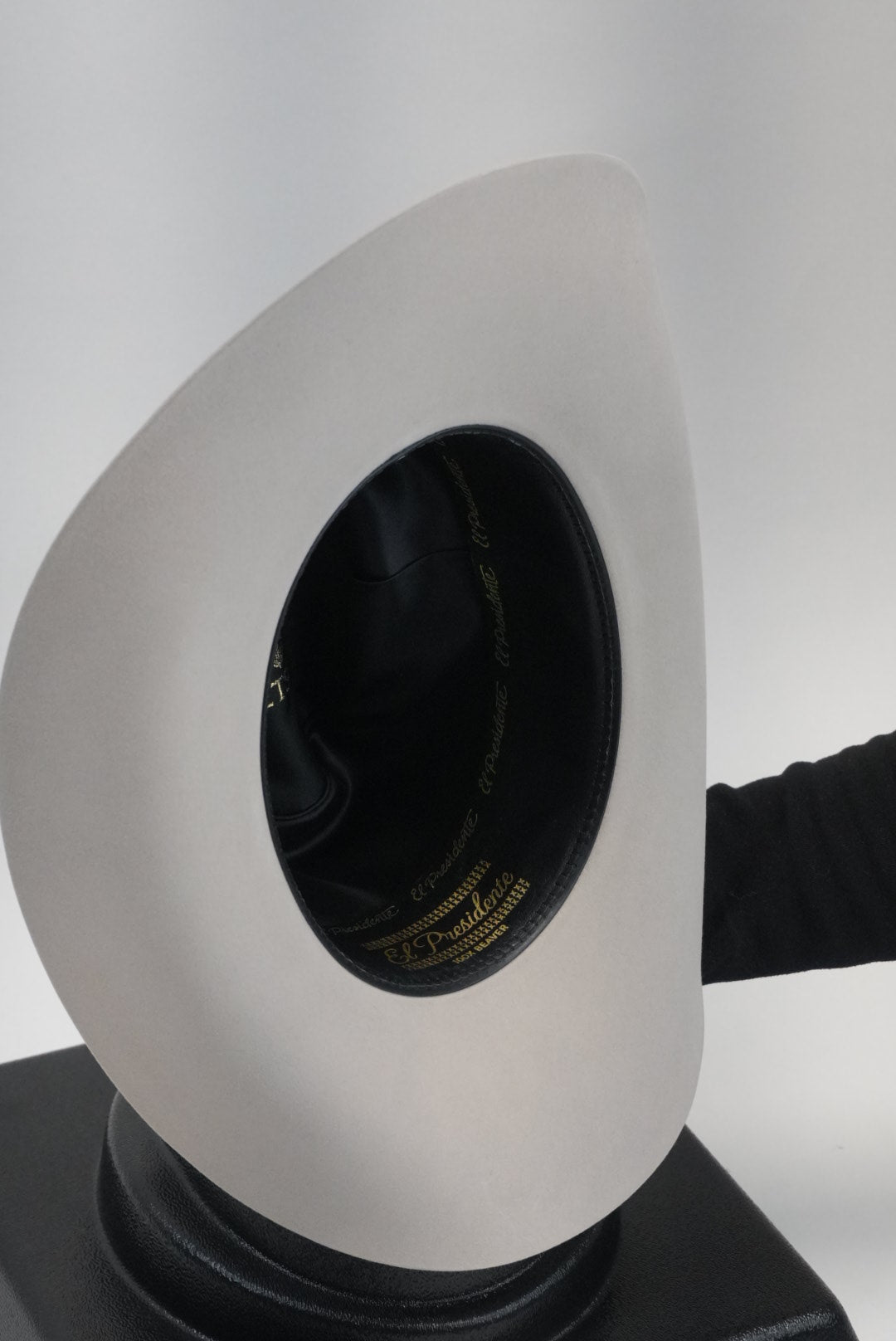 SOMBRERO COWBOY STETSON 100X EL PRESIDENTE VIENTRE PLATA