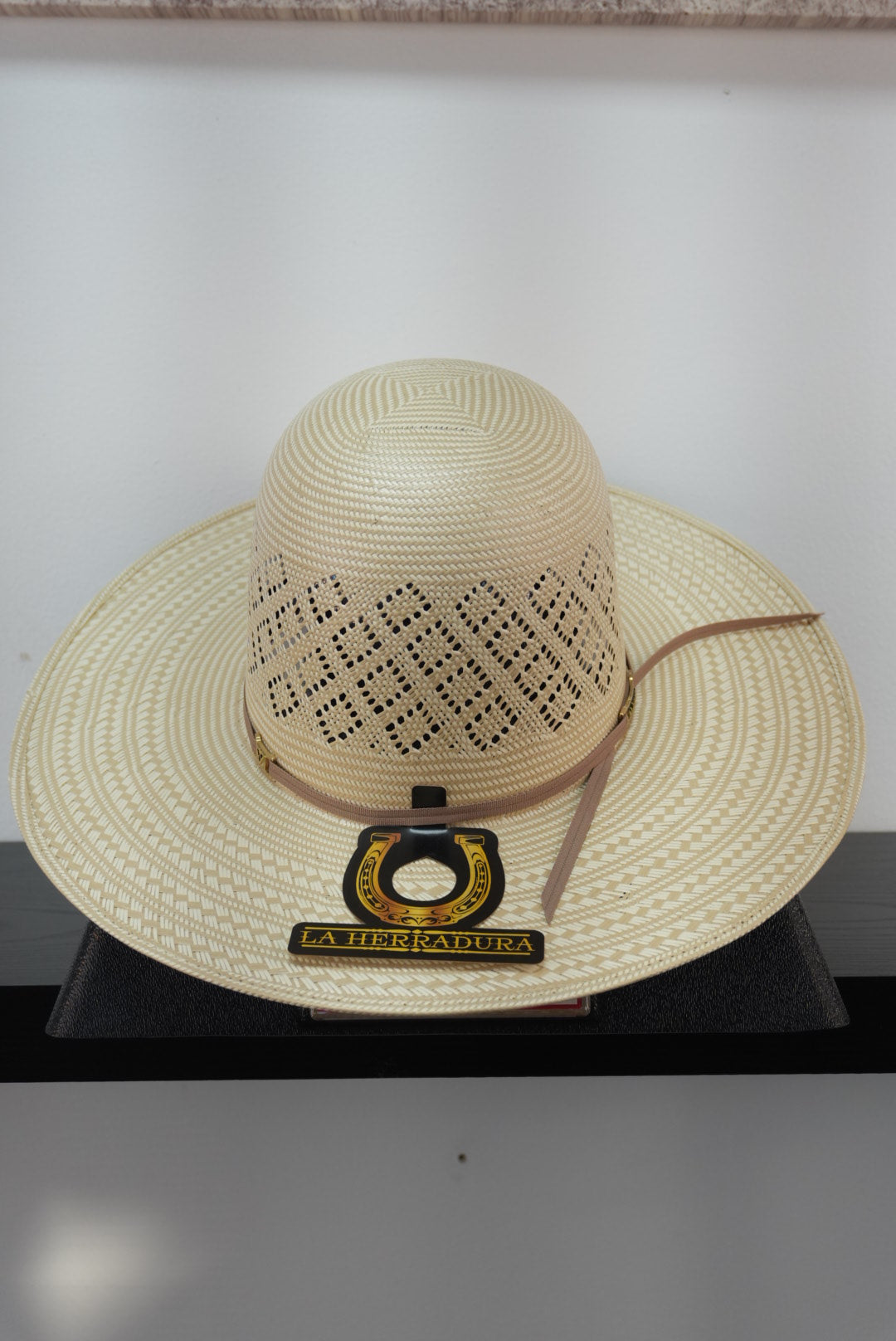 HERRADURA OPEN CROWN STRAW HAT 100x CENTANAL BRCOLOR