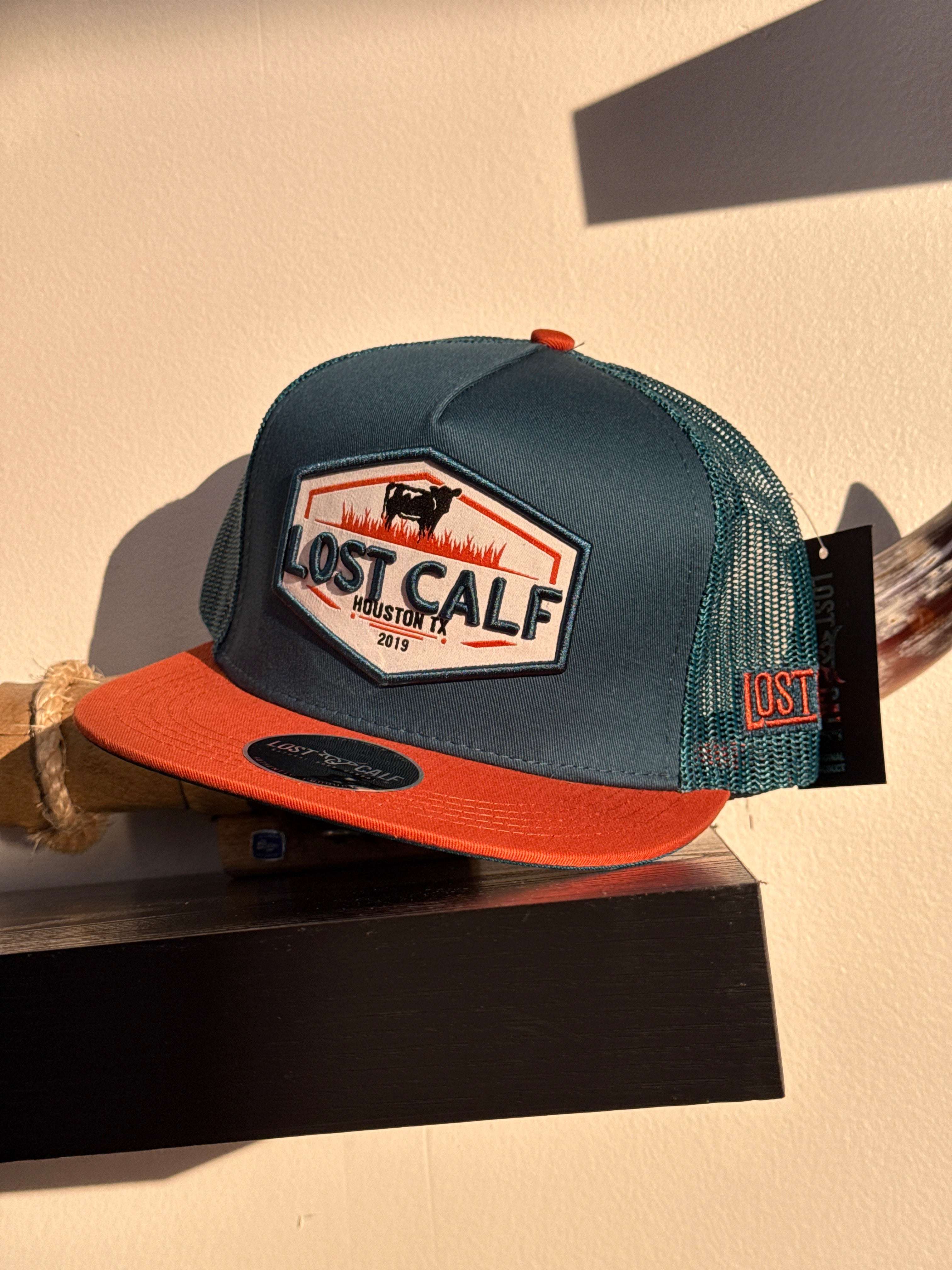 LOST CALF CAP orange Laherradurawwnc.com