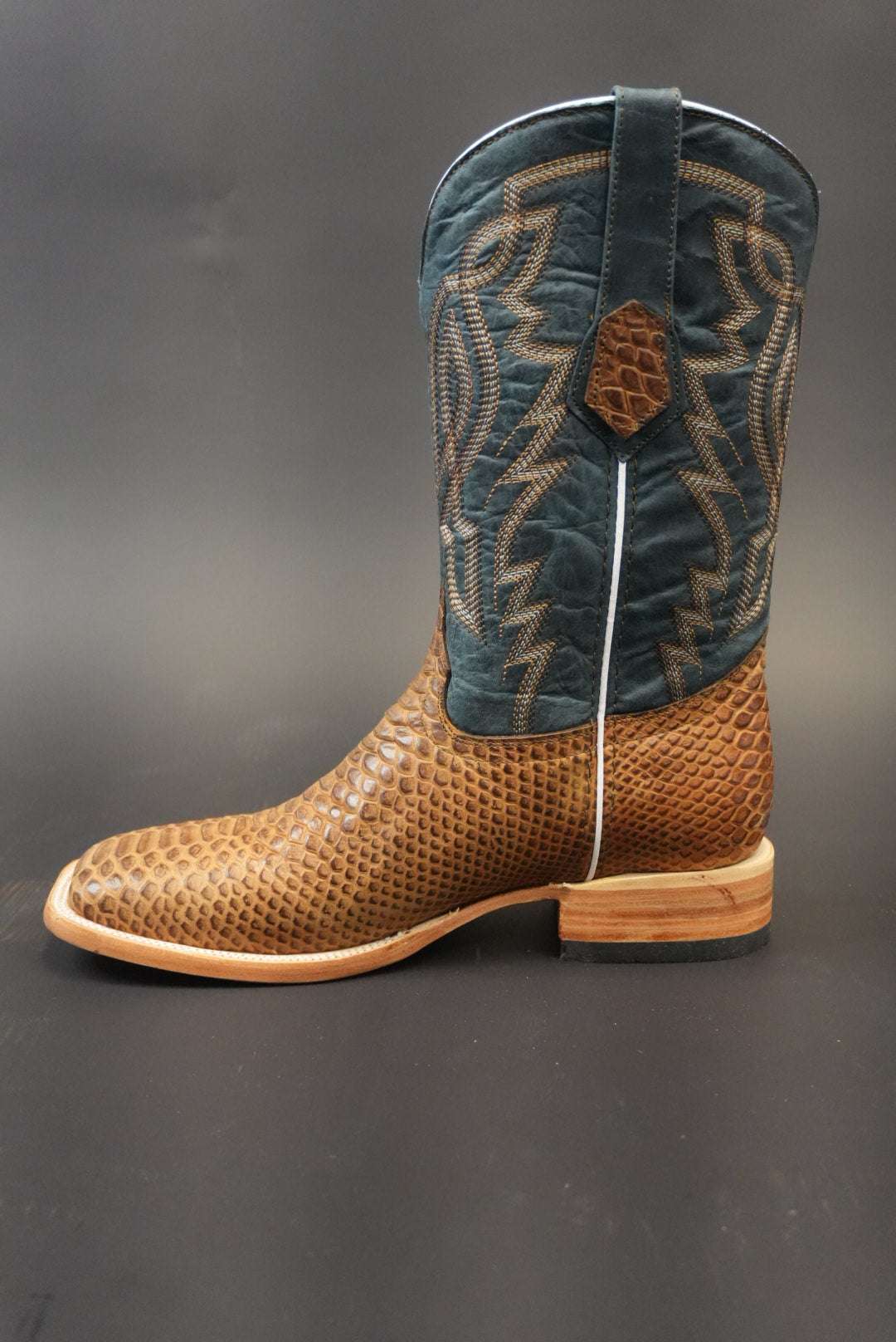 ROCKEM RENEGATE PYTHON MAPLE SQ TOE Laherradurawwnc.com