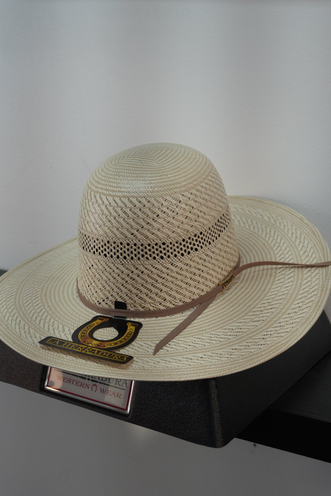 HERRADURA OPEN CROWN STRAW HAT 100x RIVER RANCH BIC
