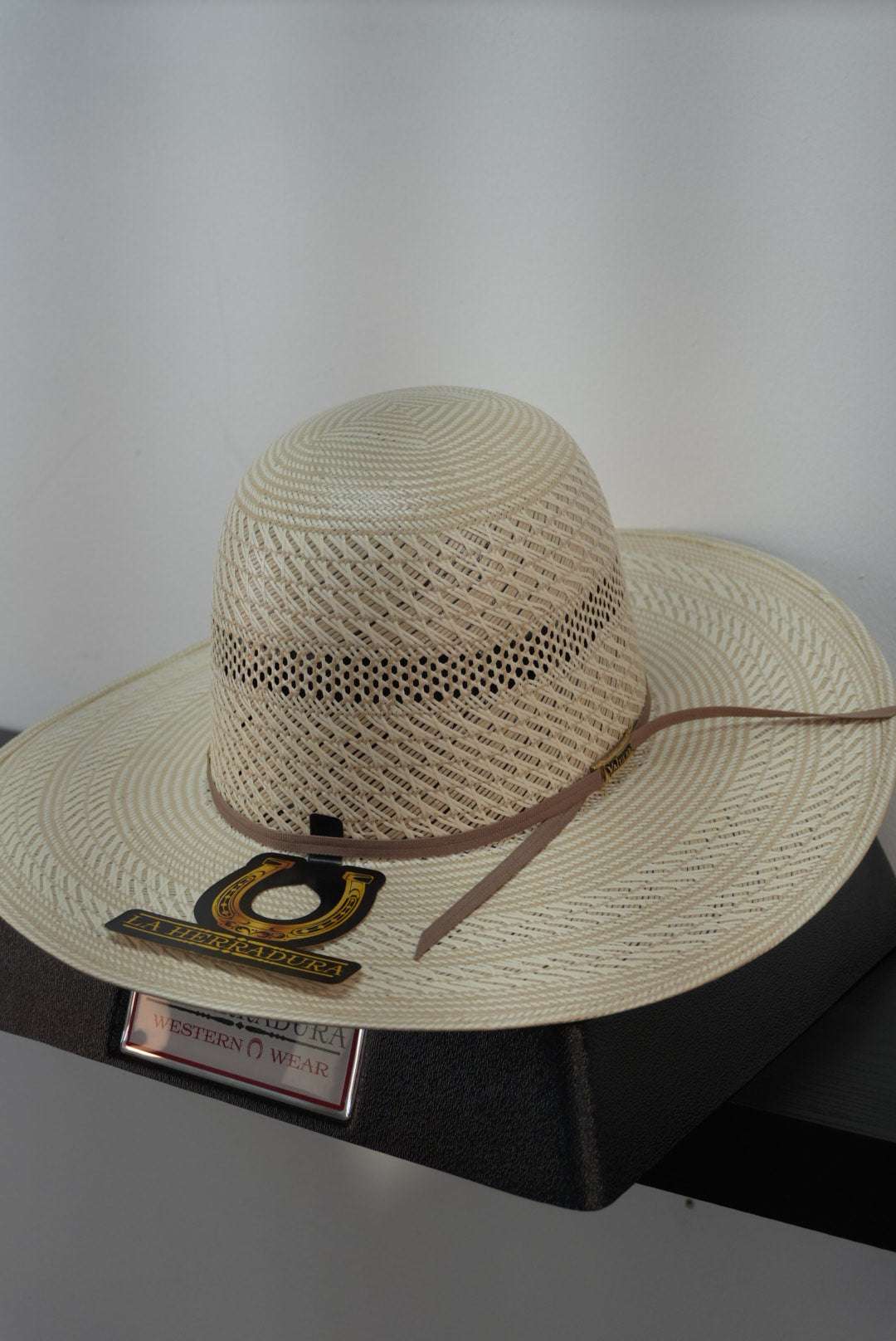 HERRADURA OPEN CROWN STRAW HAT 100x RIVER RANCH BIC Laherradurawwnc.com