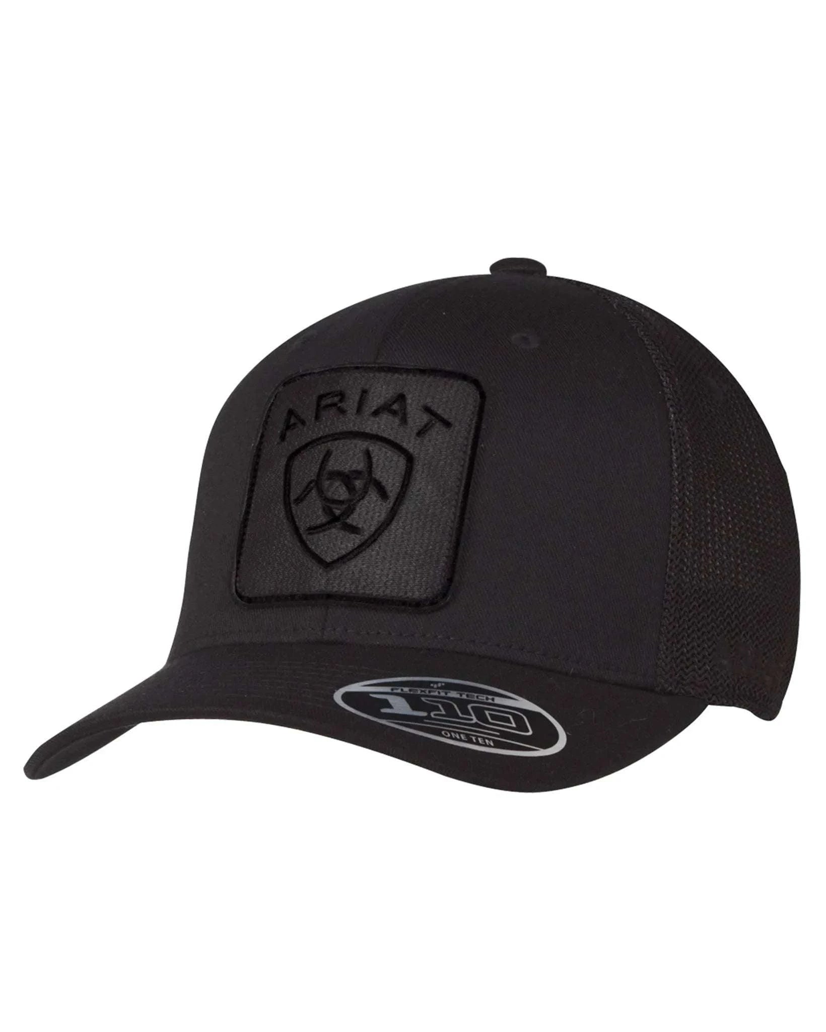 ARIAT MEN'S FLEXFIT 110 LOGO SNAPBACK, BLACK A300064301 Laherradurawwnc.com