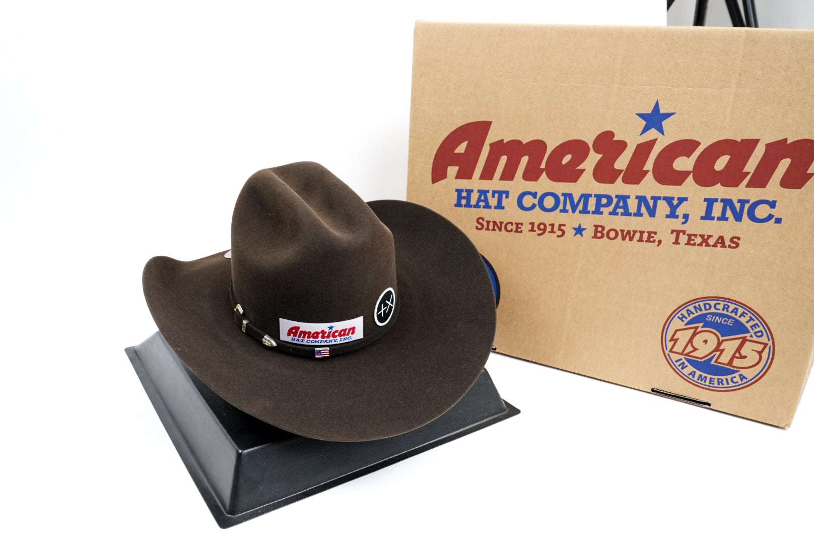 40X American Felt Hat Chocolate Laherradurawwnc.com