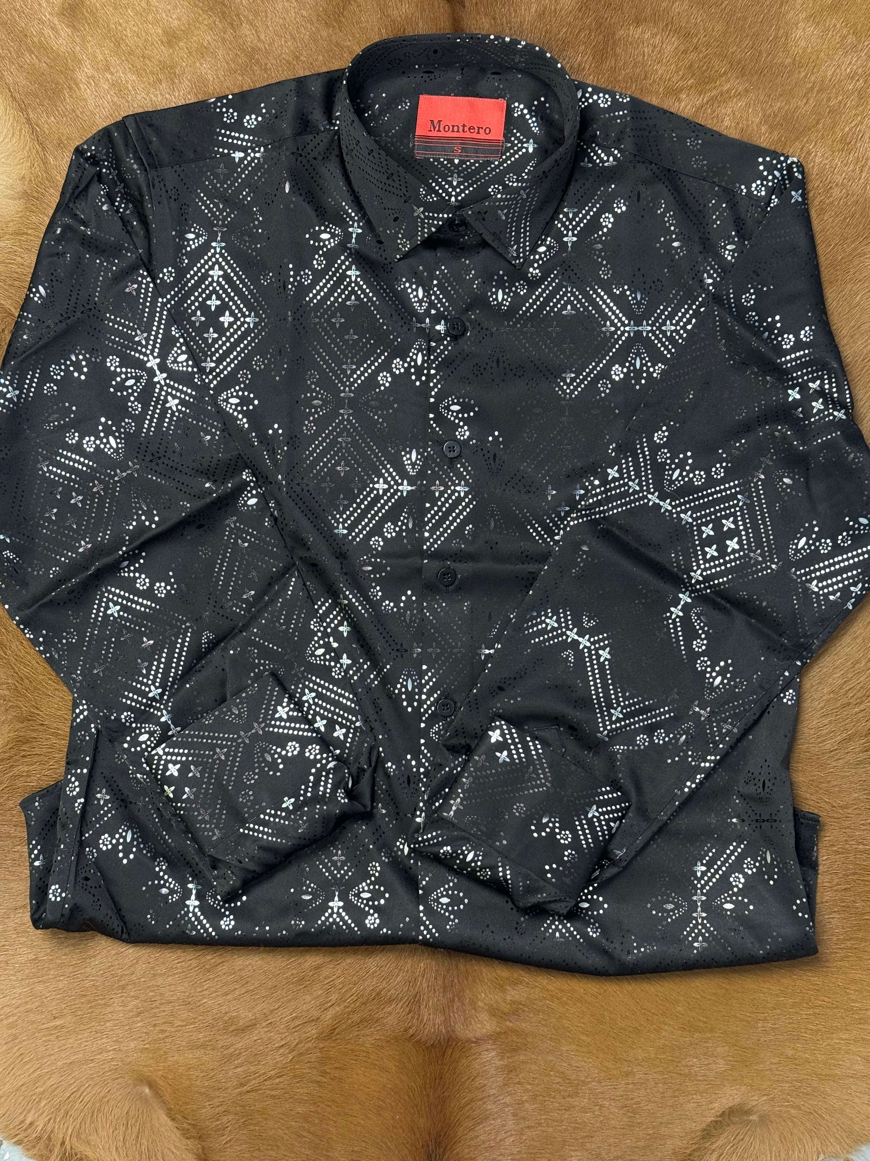 MONTERO MEN DRESS MT0822-BLACK Laherradurawwnc.com