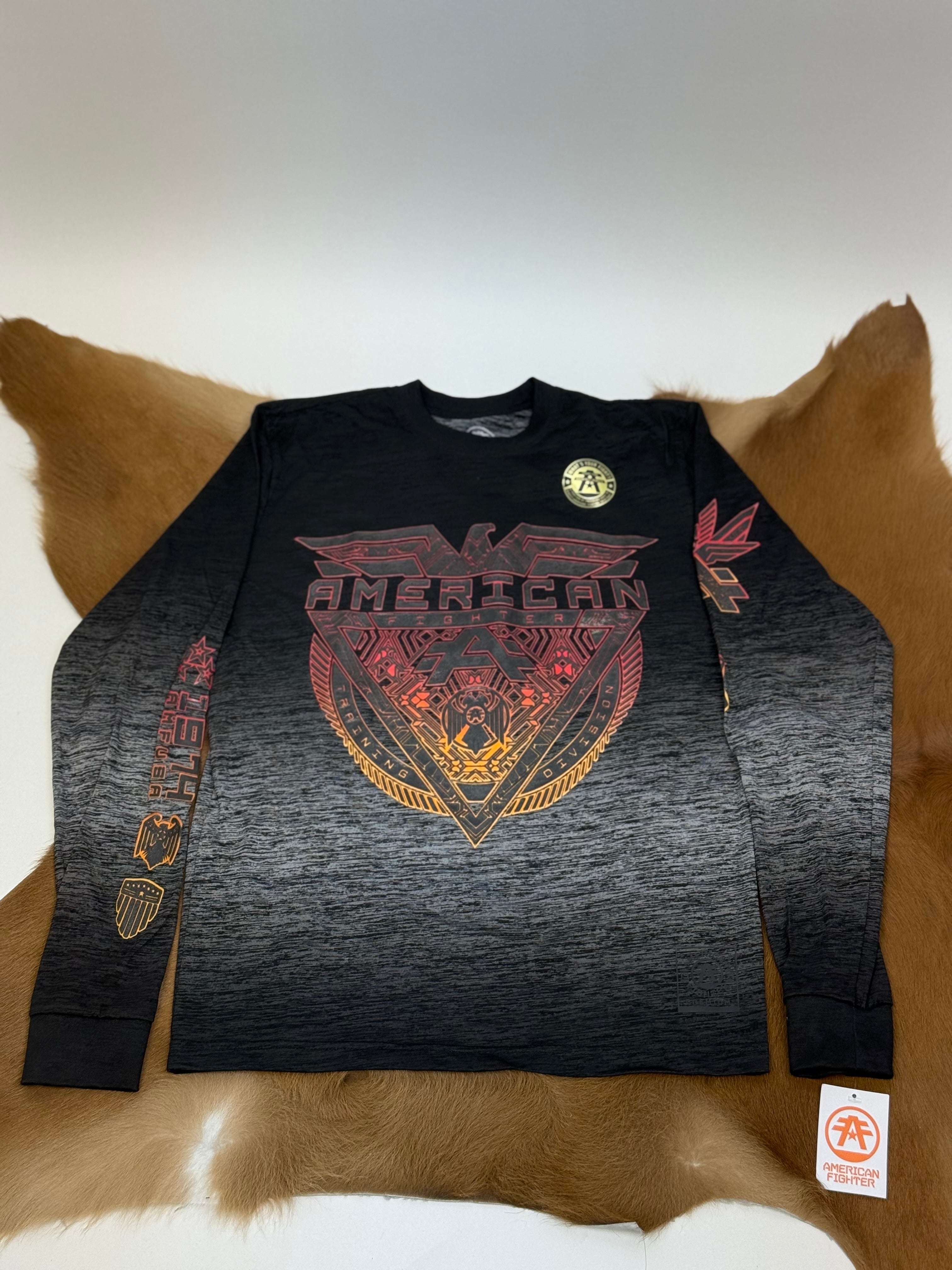 AMERICAN FIGHTER NORDEN MEN T-SHIRT BLACK FM16060 Laherradurawwnc.com