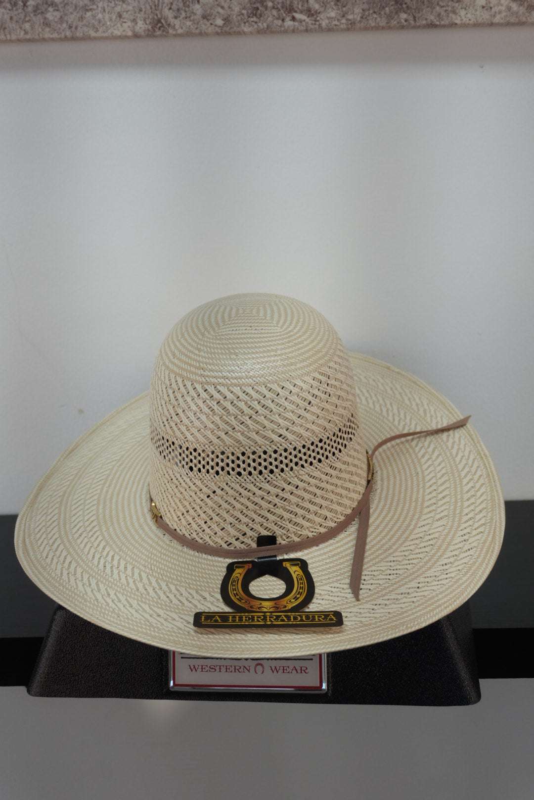 HERRADURA OPEN CROWN STRAW HAT 100x RIVER RANCH BIC Laherradurawwnc.com