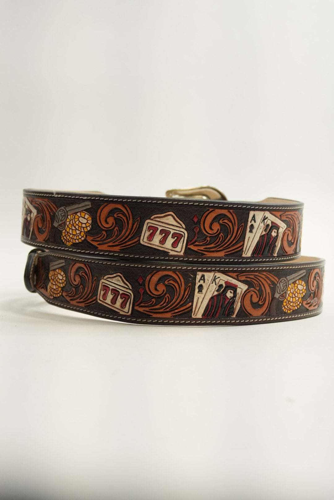 LA HERRADURA BROWN CASINO BELT NEW DESIGN Laherradurawwnc.com