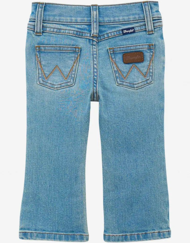 WRANGLER BABY GIRLS LIGHT WASH JEANS- 112378842