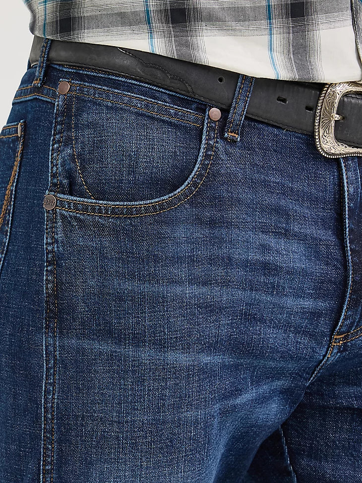 WRANGLER MEN'S JEANS RETRO RELAXED BOOT BLUE 112370633 WRT20