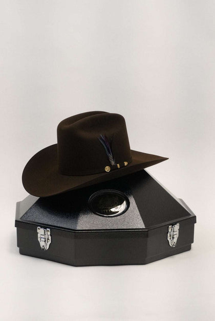 STETSON EL PRESIDENTE 100X CHOCOLATE COPA ALTA