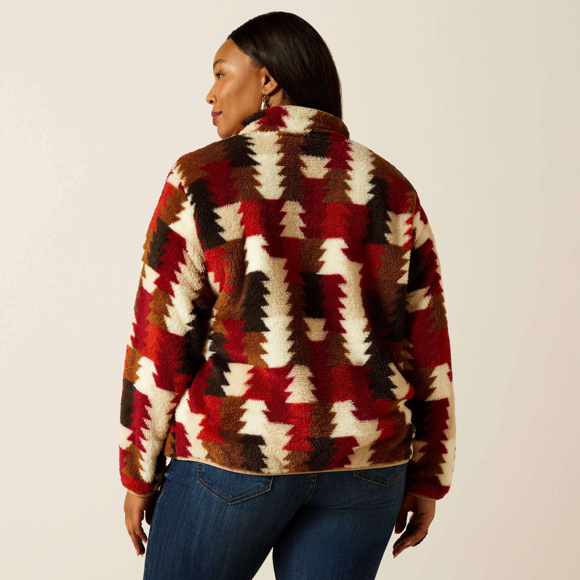ARIAT WOMENS BARBER SNAP FRONT SWTSHRT 10062614 Laherradurawwnc.com