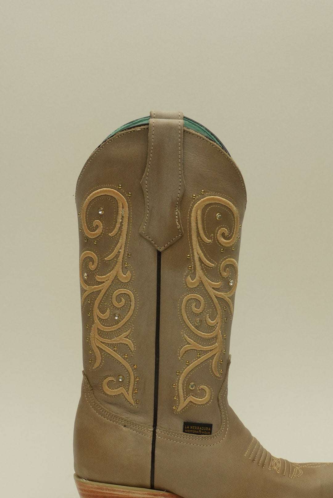 LA HERRADURA WOMEN VINTAGE RUST TALCO CREMA FULL SNIP TOE Laherradurawwnc.com