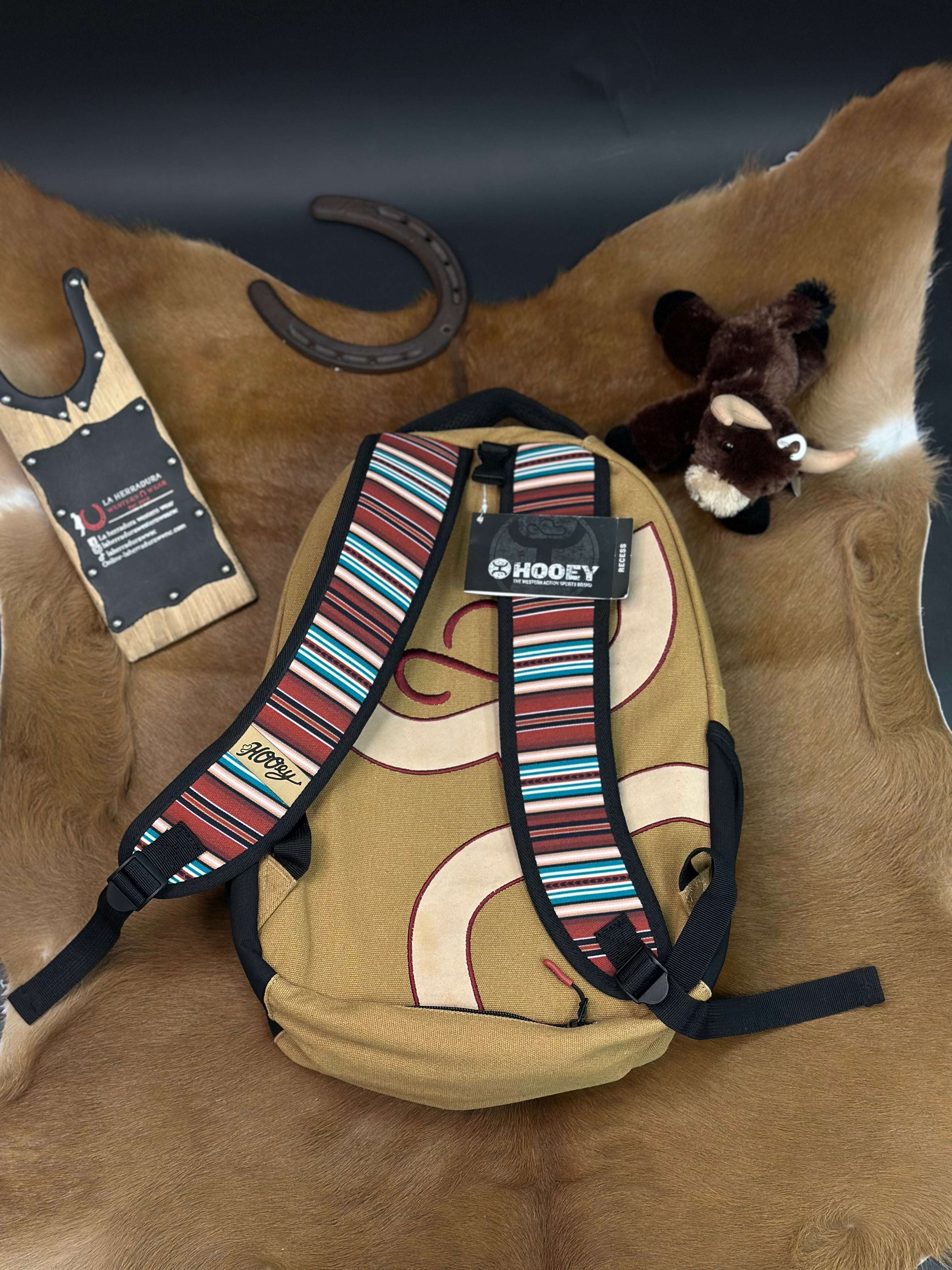 HOOEY TAN SCHOOL BOOKBAG -BP051TNSP Laherradurawwnc.com