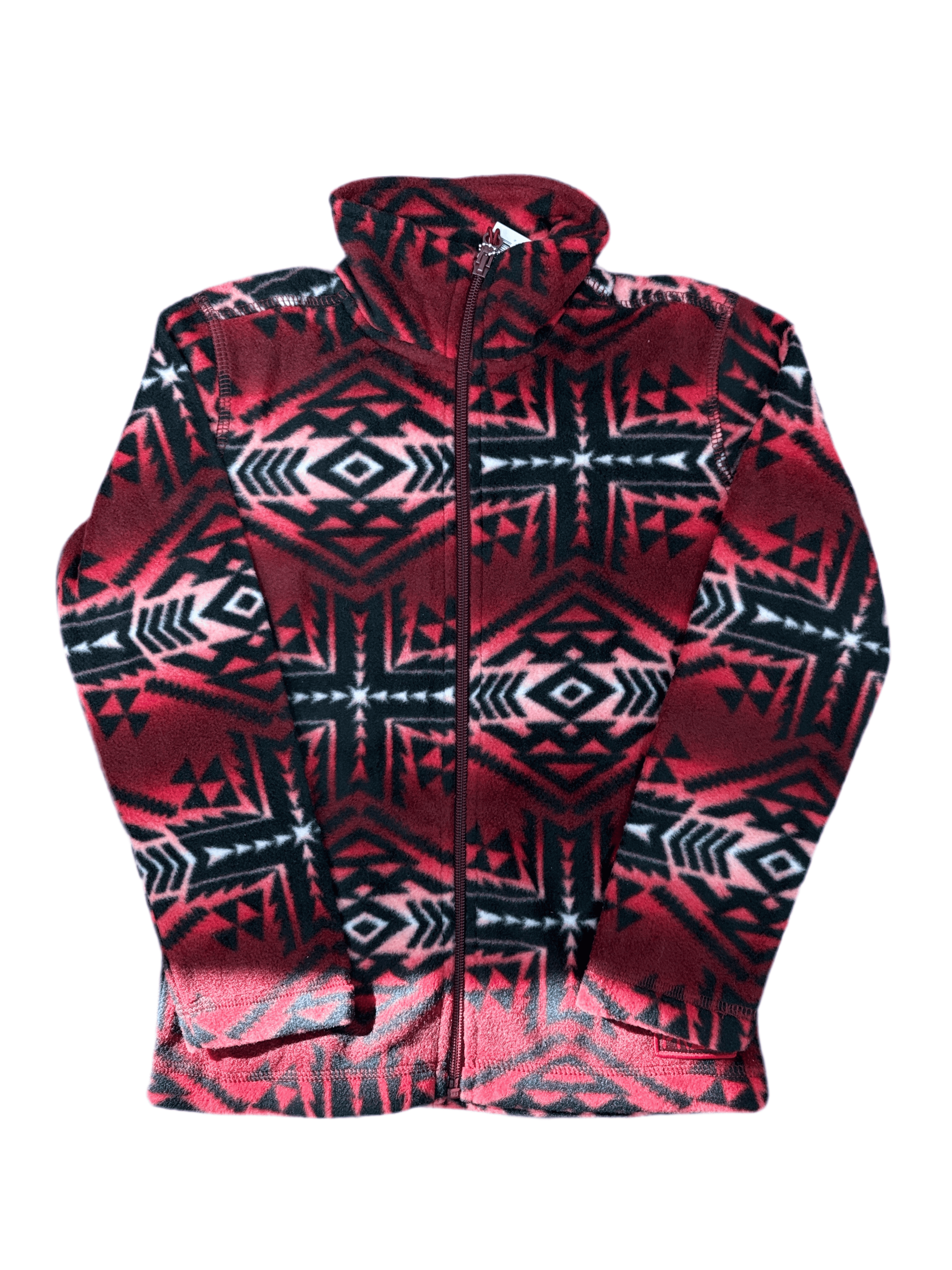 PANHANDLE AZTEC PRINTED FLEECE PULLOVER BLACK KIDS YOUTH DK92C04077 Laherradurawwnc.com