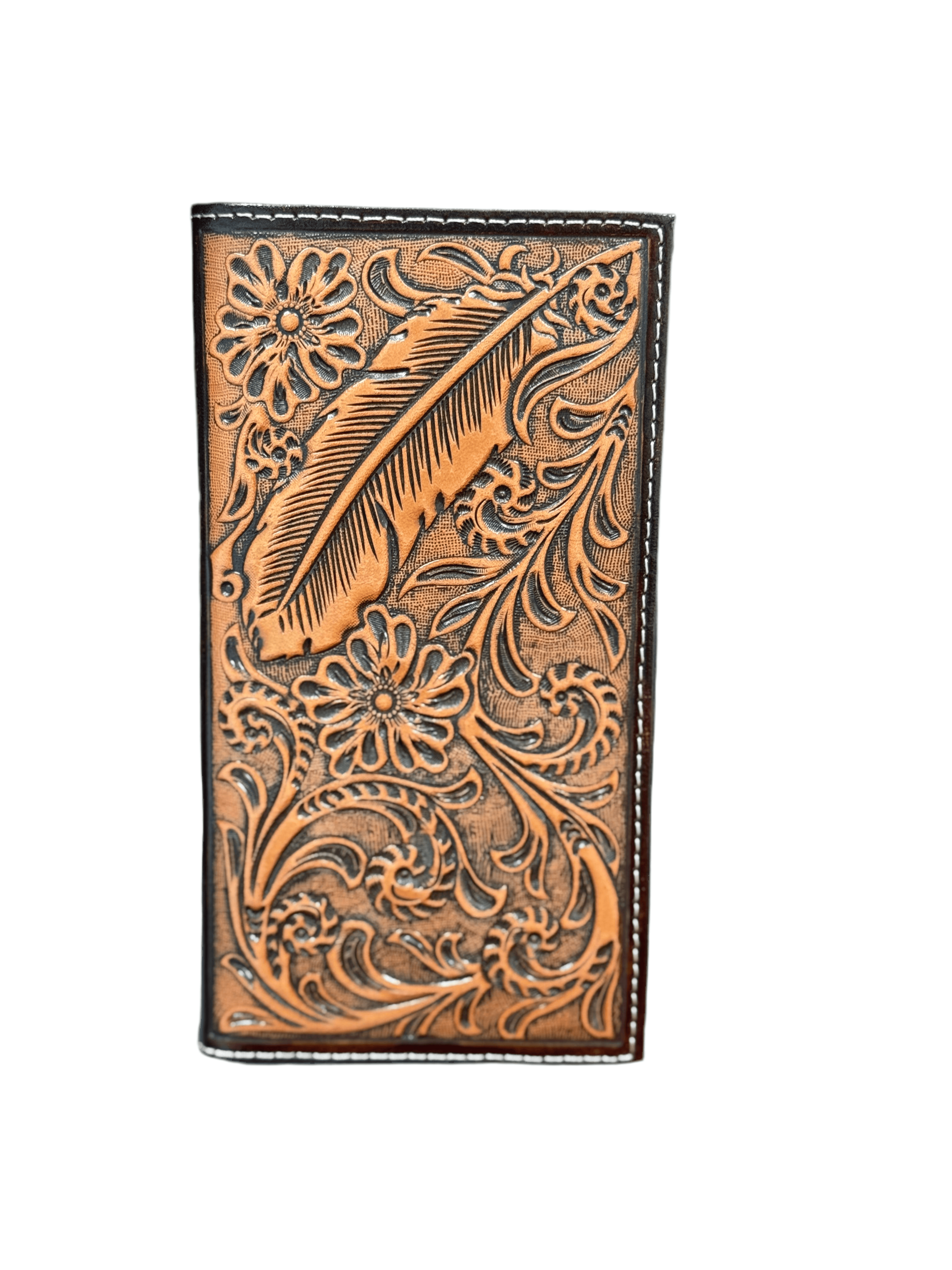 MENS ARIAT ID RODEO WALLET/ CHECKBOOK COVER - A3557502 Laherradurawwnc.com