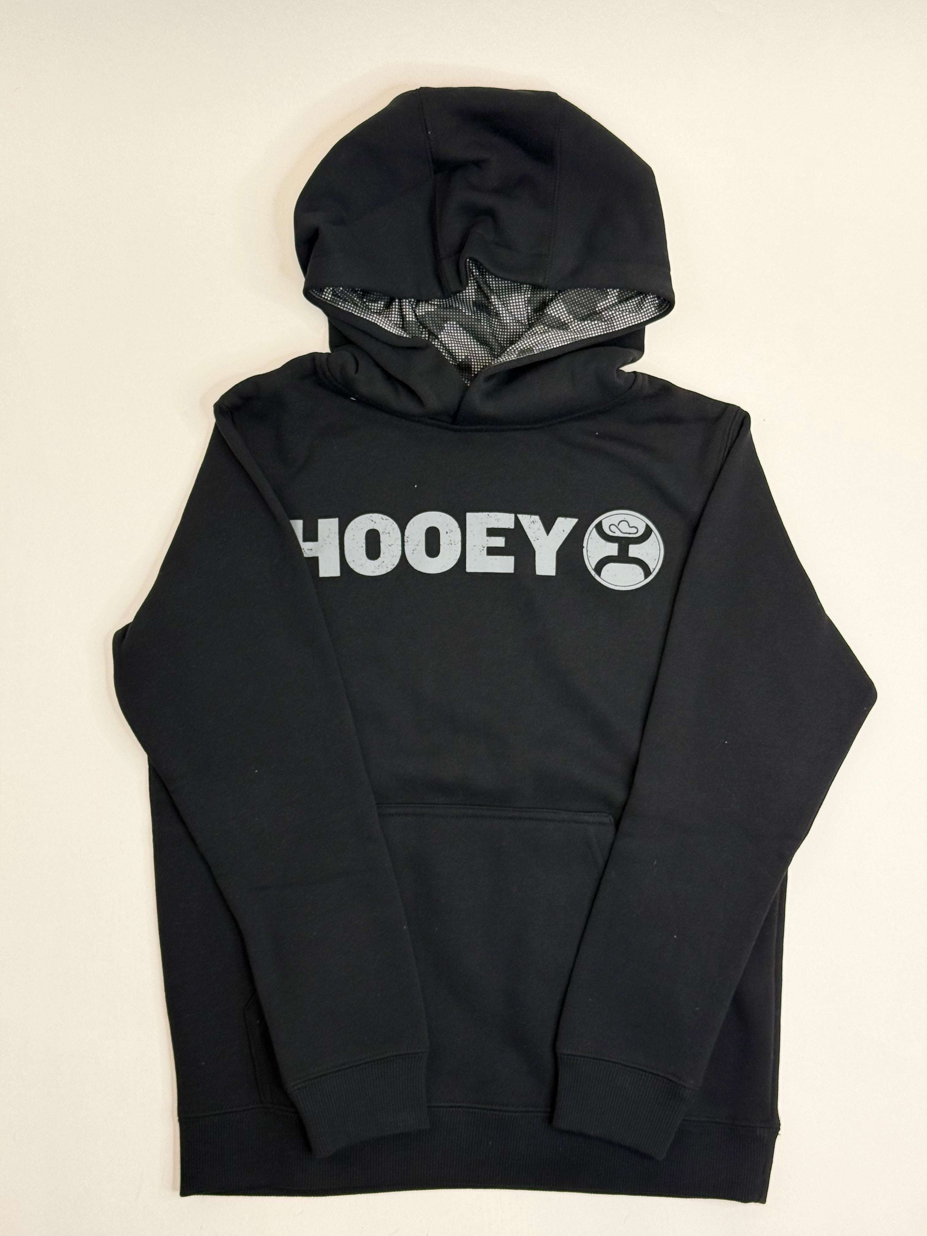 Hooey Youth Boys Black Hoody HH1156BK Laherradurawwnc.com